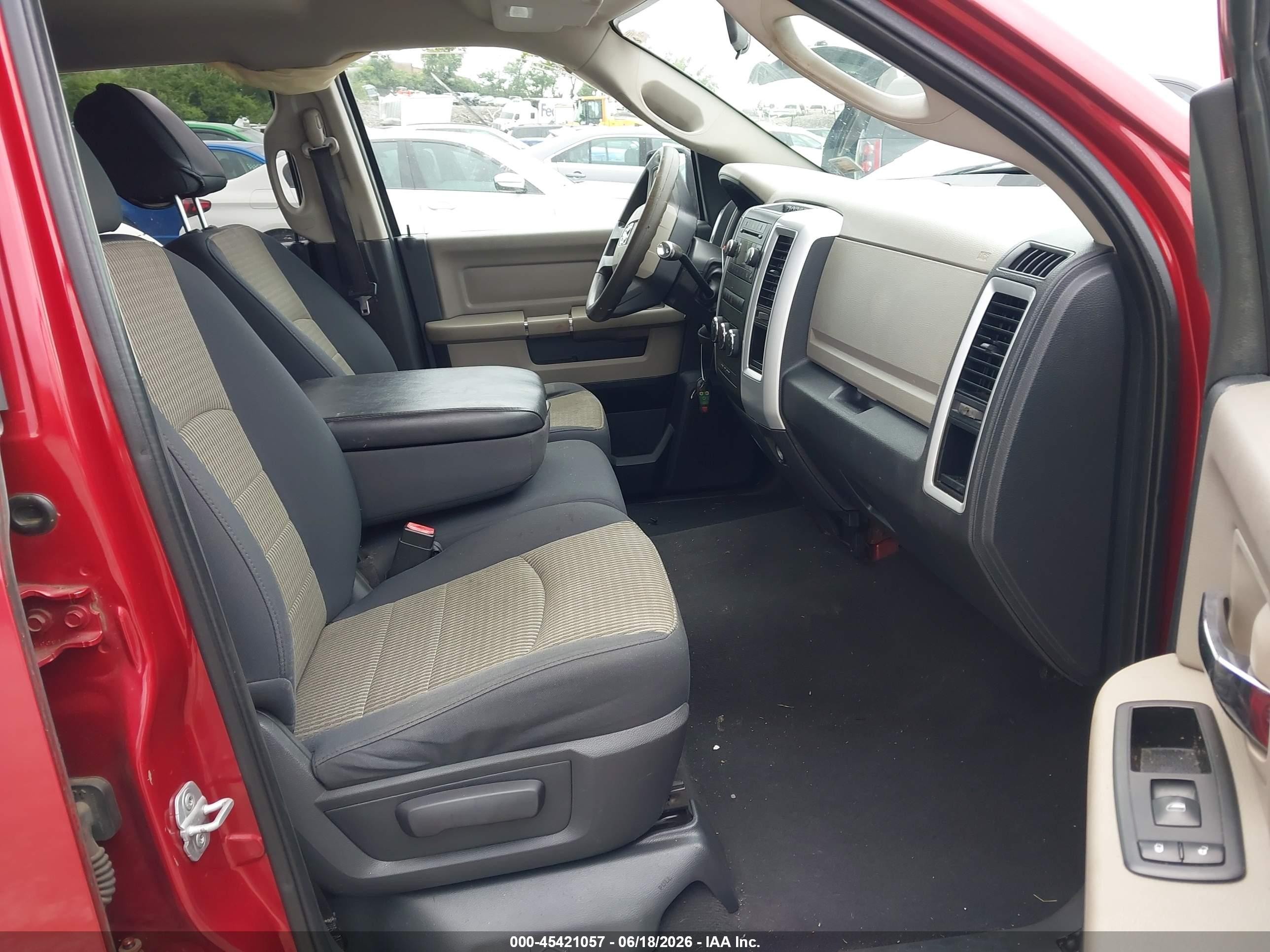 2009 Dodge Ram 1500 Slt/sport/trx Red vin: 1D3HB18T79S740431