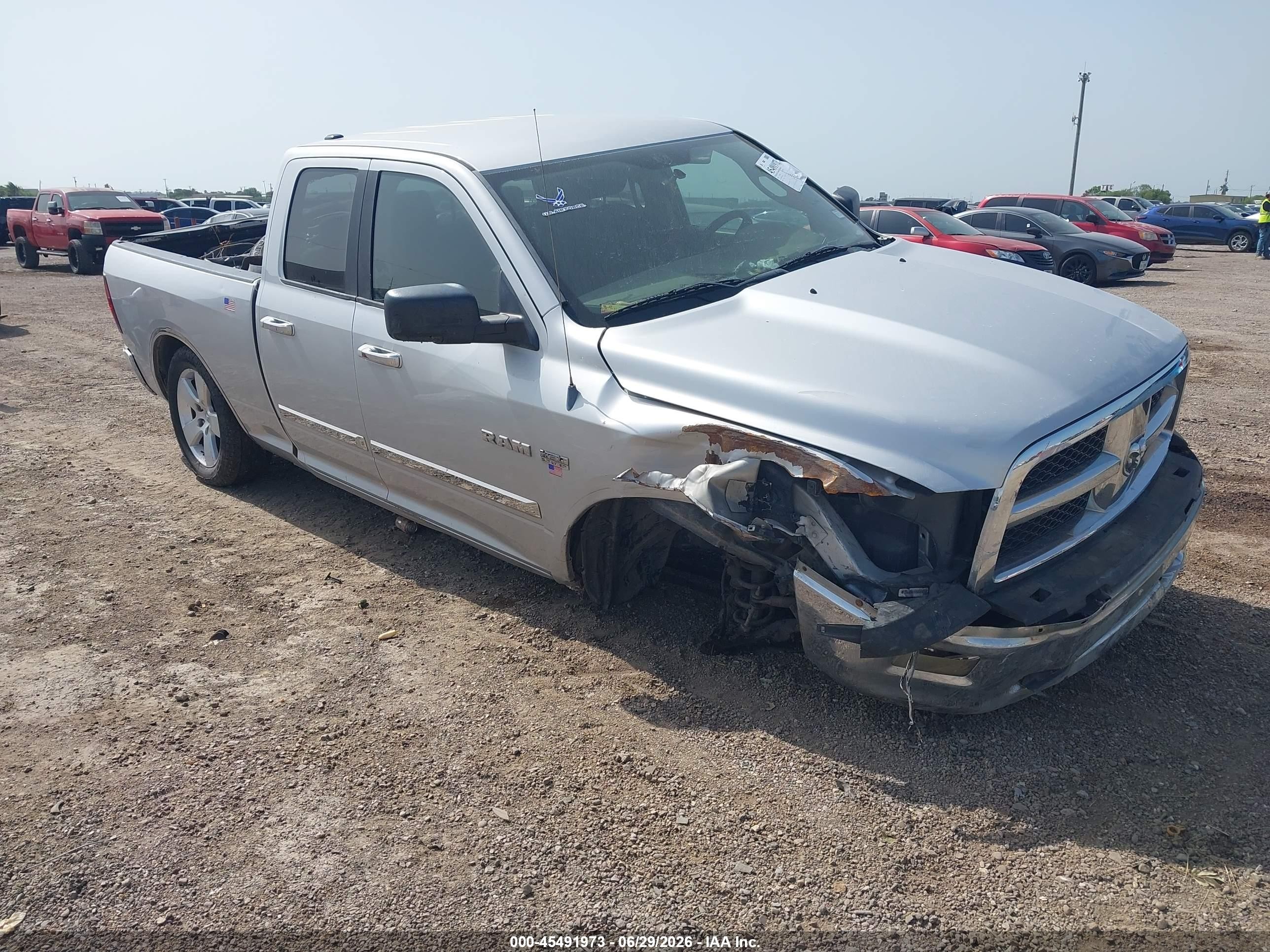 2009 Dodge Ram 1500 Slt/sport/trx Silver vin: 1D3HB18T79S767256
