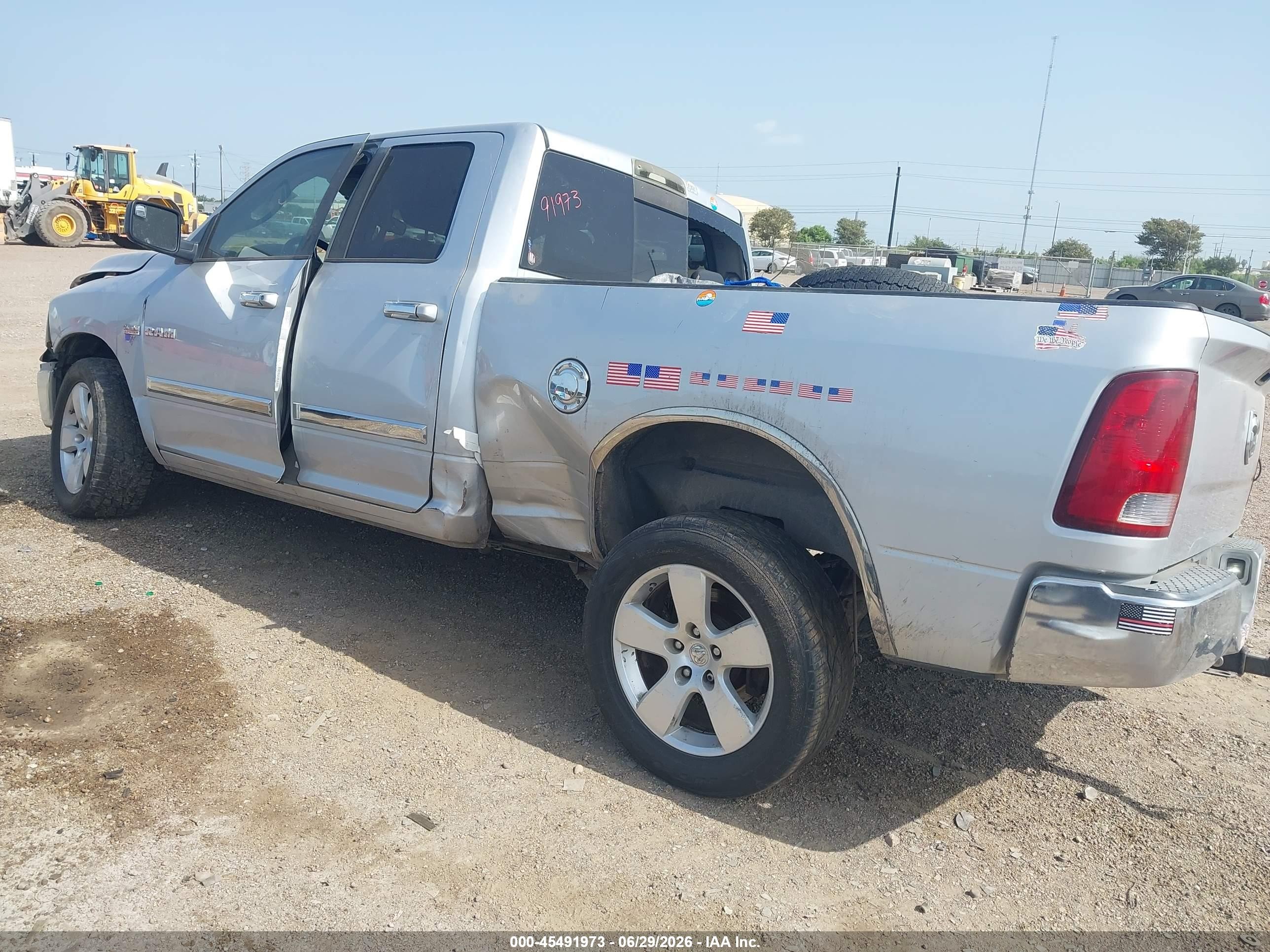 2009 Dodge Ram 1500 Slt/sport/trx Silver vin: 1D3HB18T79S767256
