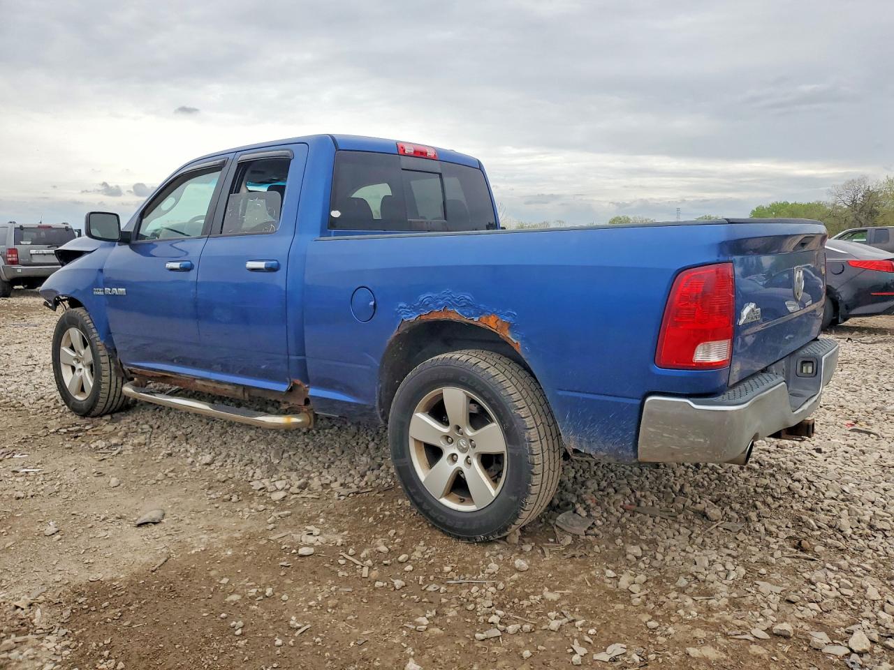 2009 Dodge Dakota Синий vin: 1D3HB18T79S793596