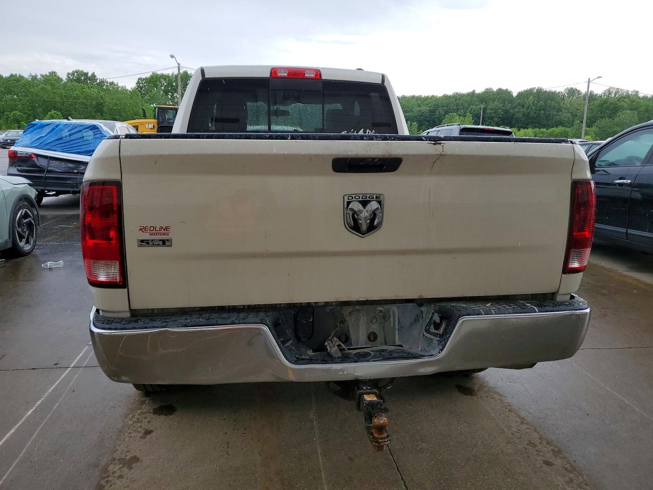 2009 Dodge Ram 1500 White vin: 1D3HB18T89S727316
