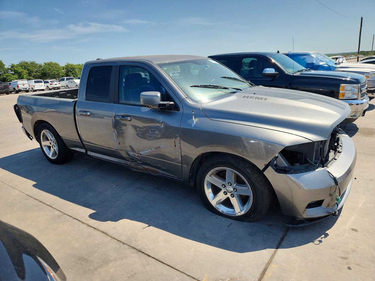 2009 Dodge Ram 1500 Gray vin: 1D3HB18T99S703493