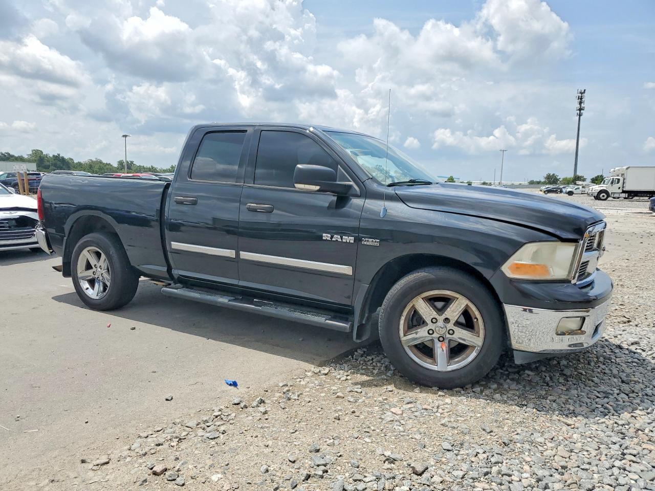 2009 Dodge Ram 1500 Black vin: 1D3HB18TX9S707732