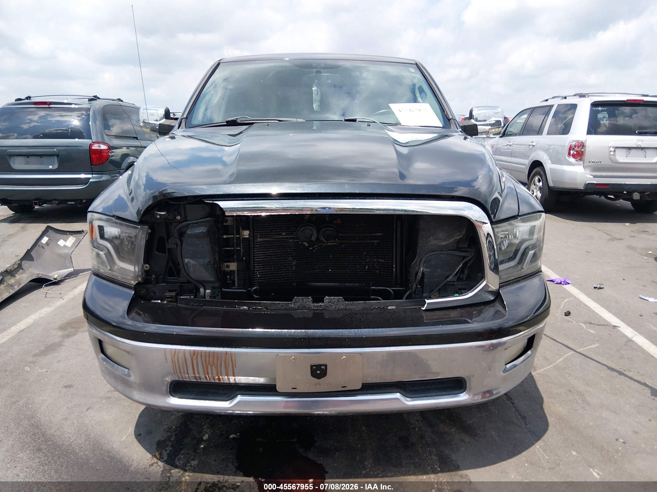 2009 Dodge Ram 1500 Laramie Черный vin: 1D3HB18TX9S741069