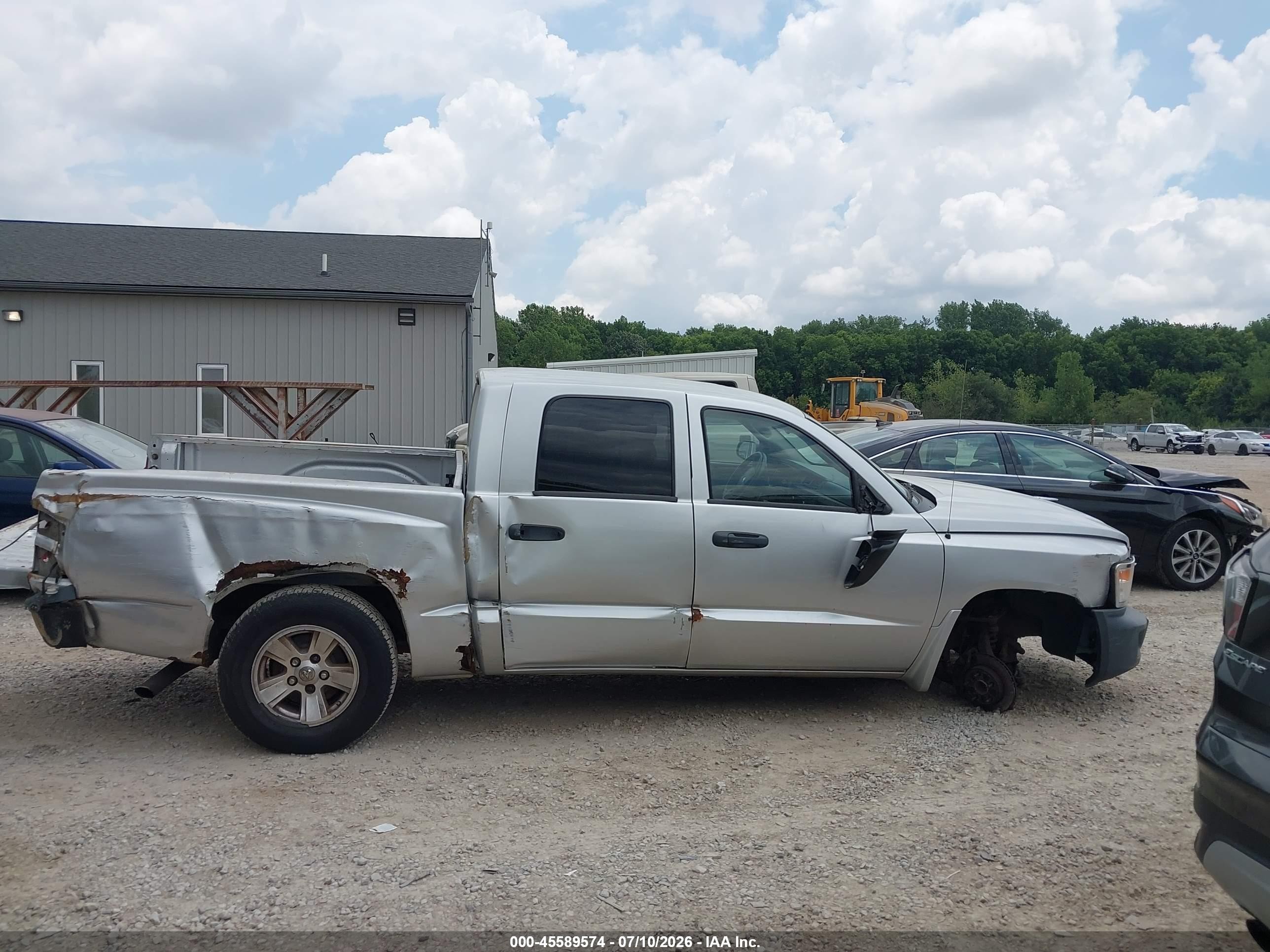 2008 Dodge Dakota Sxt/bighorn/lonestar Silver vin: 1D3HE38N18S590495