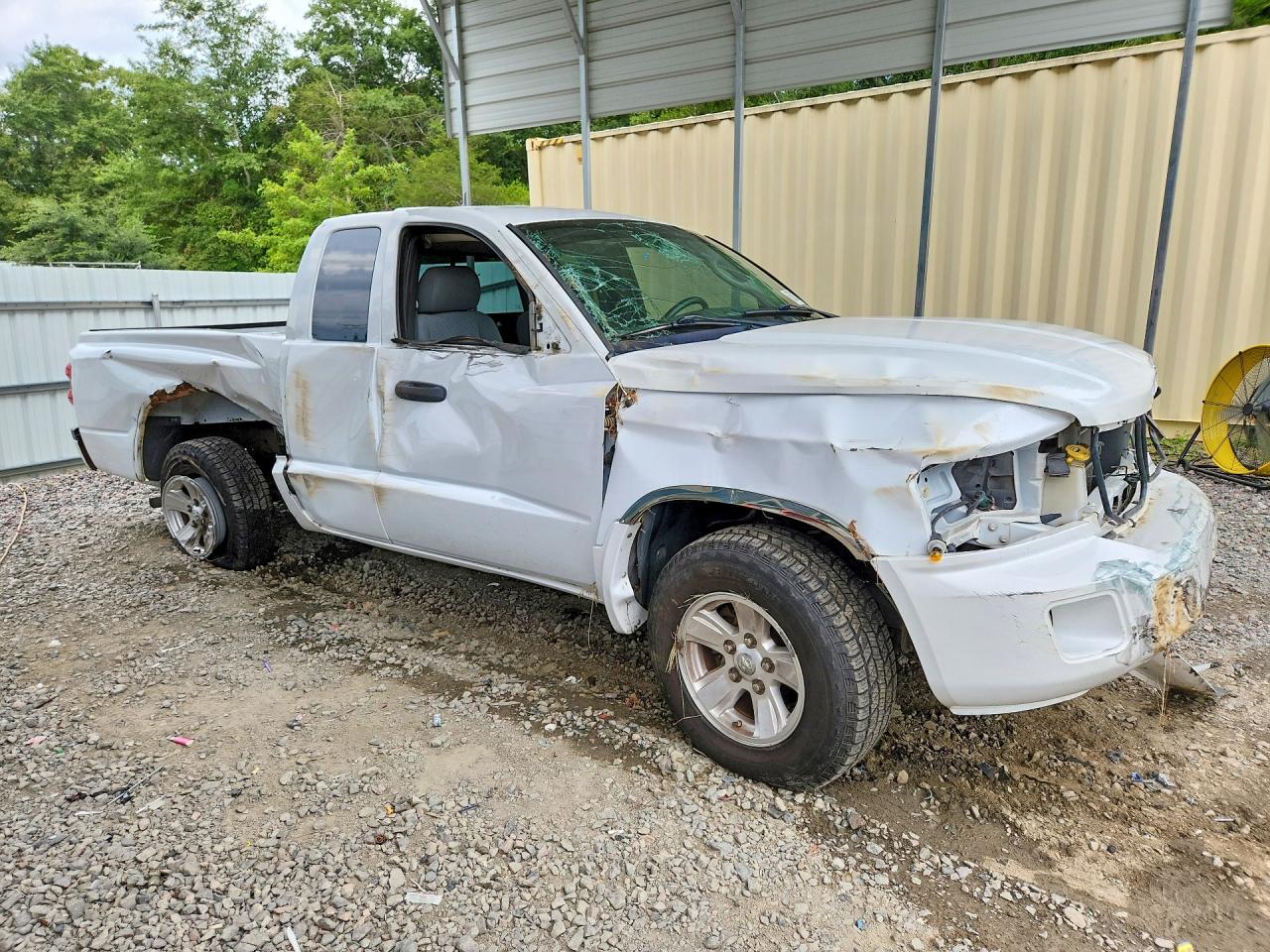 2008 Dodge Dakota Slt White vin: 1D3HE42K48S534846