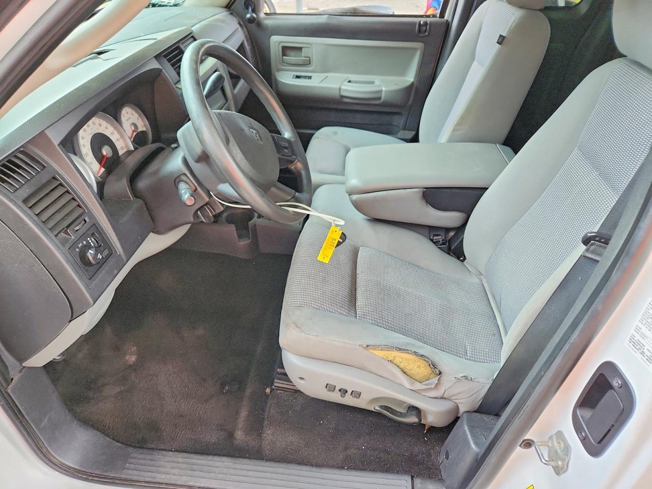2008 Dodge Dakota Slt White vin: 1D3HE42K48S534846