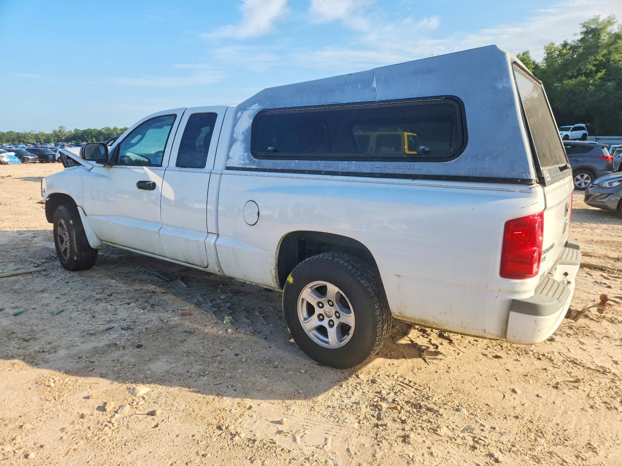 2007 Dodge Dakota Slt Белый vin: 1D3HE42P87S184731