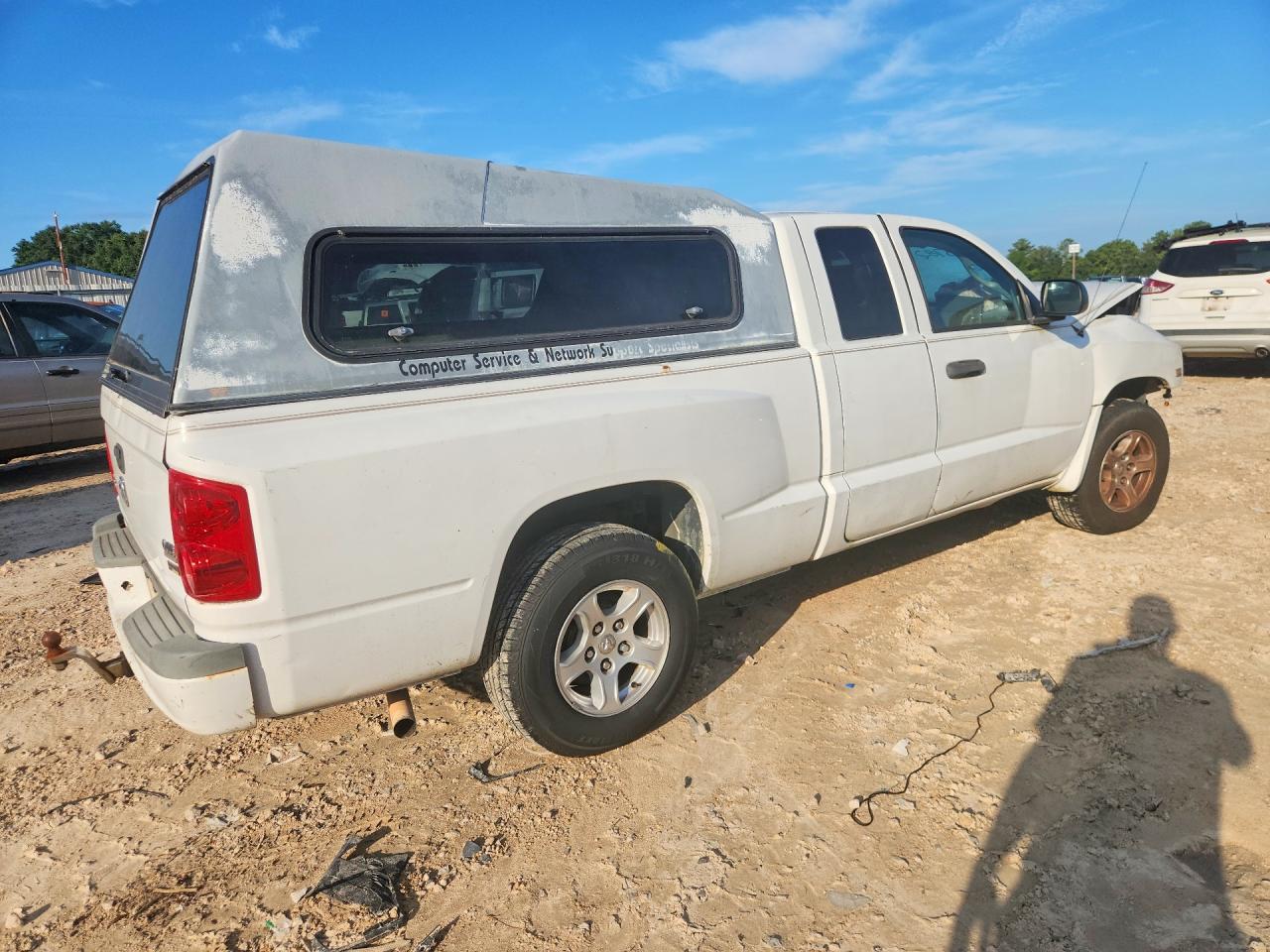 2007 Dodge Dakota Slt Белый vin: 1D3HE42P87S184731
