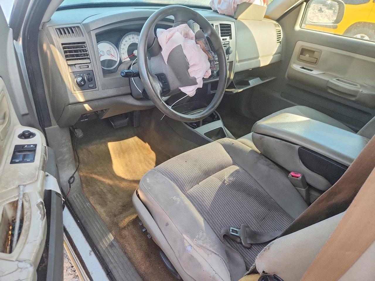 2007 Dodge Dakota Slt Белый vin: 1D3HE42P87S184731
