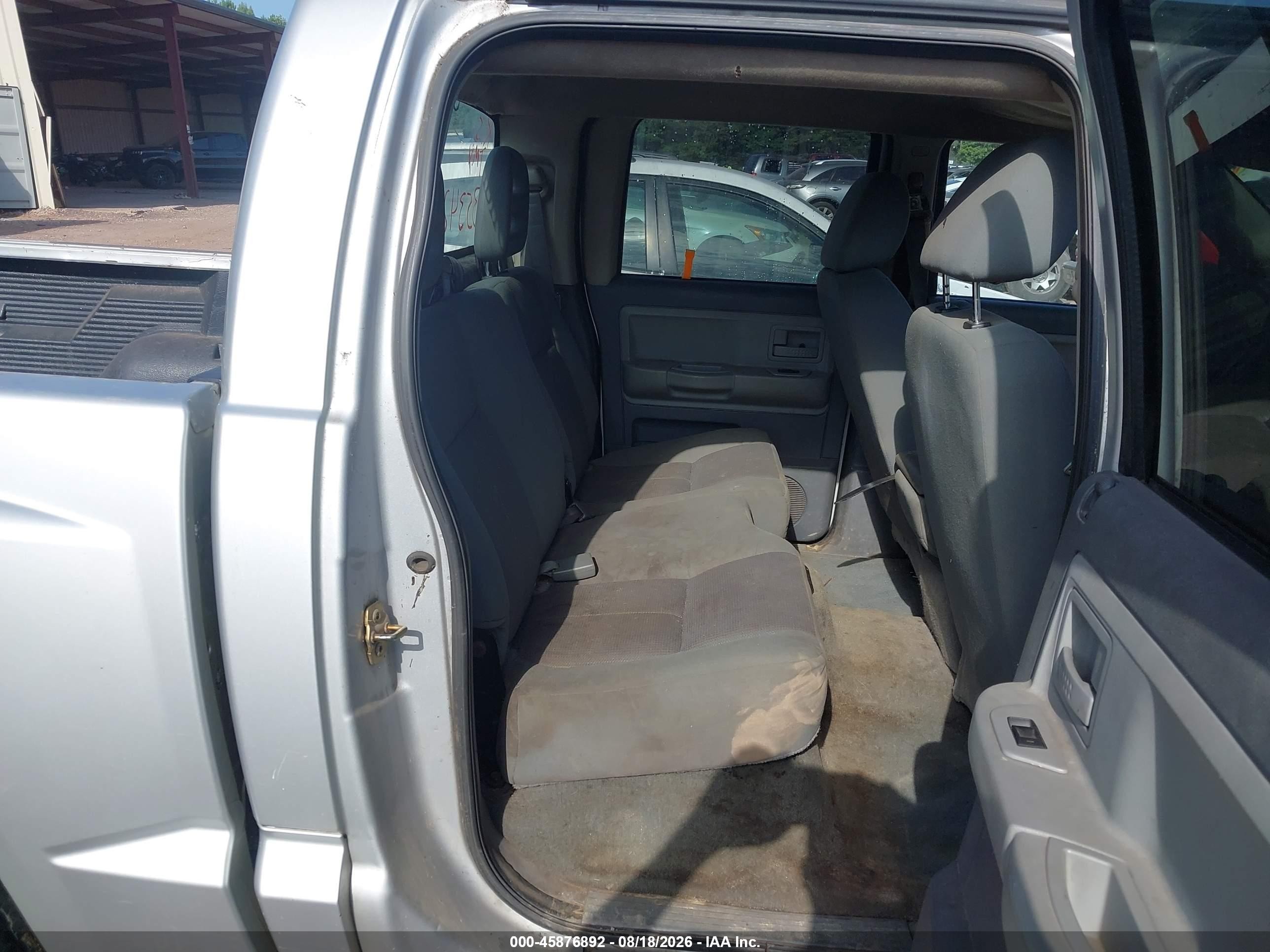 2005 Dodge Dakota Slt Silver vin: 1D3HE48KX5S353429