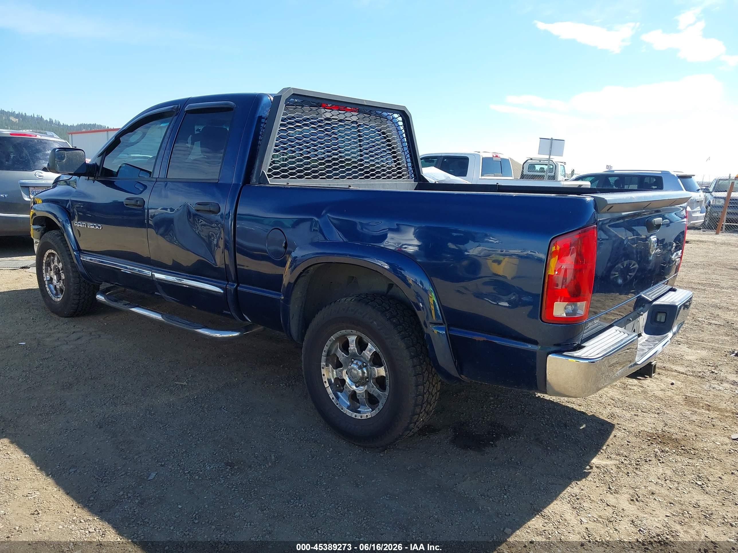 2006 Dodge Ram 1500 Laramie Blue vin: 1D3HU18216J142564