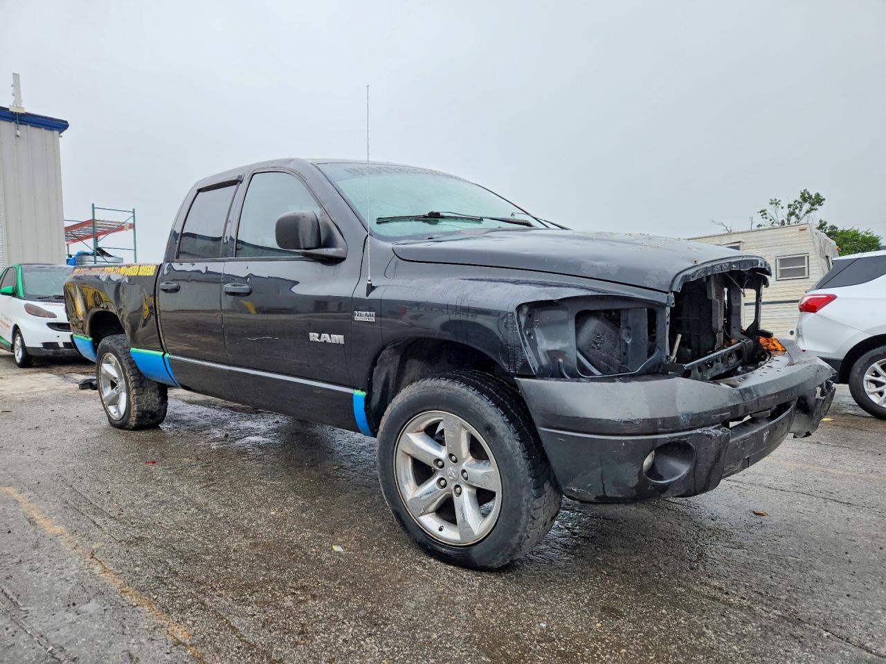 2008 Dodge Ram 1500 St Black vin: 1D3HU18218J116579
