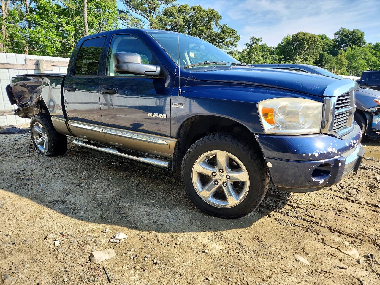 2008 Dodge Ram 1500 St Blue vin: 1D3HU18228J165306