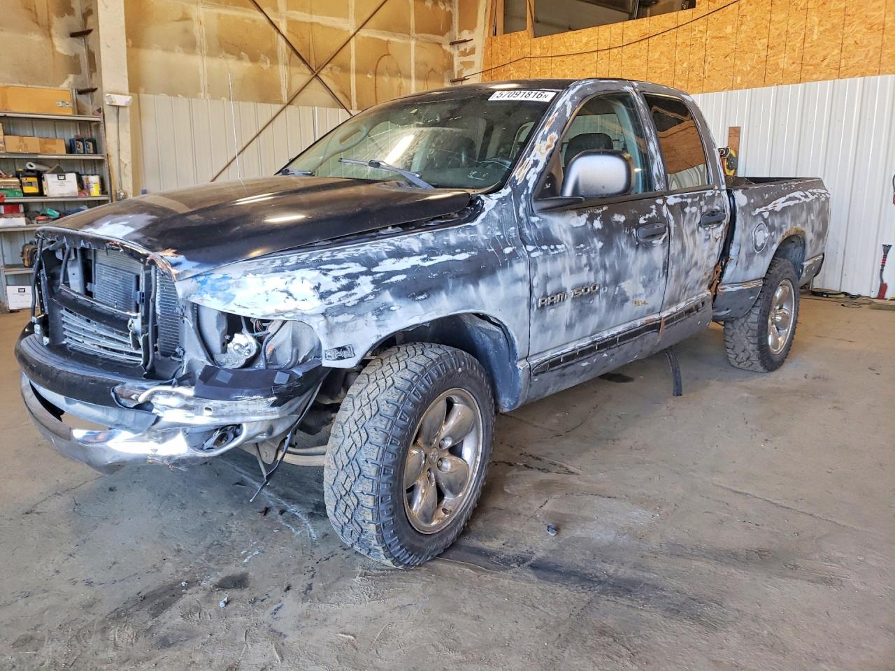 2004 Dodge Ram 1500 St Black vin: 1D3HU18D44J200987