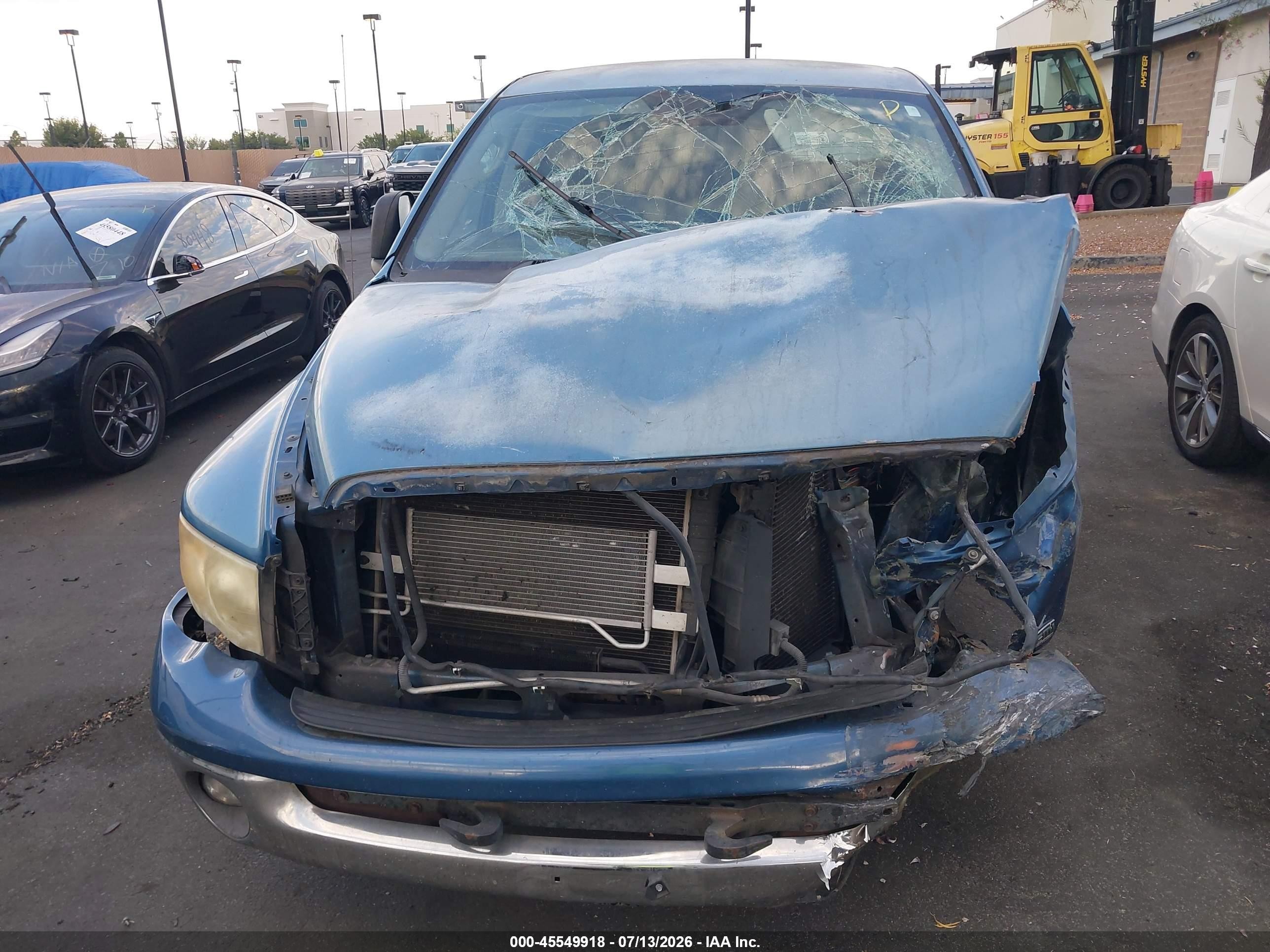 2005 Dodge Ram 1500 Slt/laramie Blue vin: 1D3HU18D45J614952