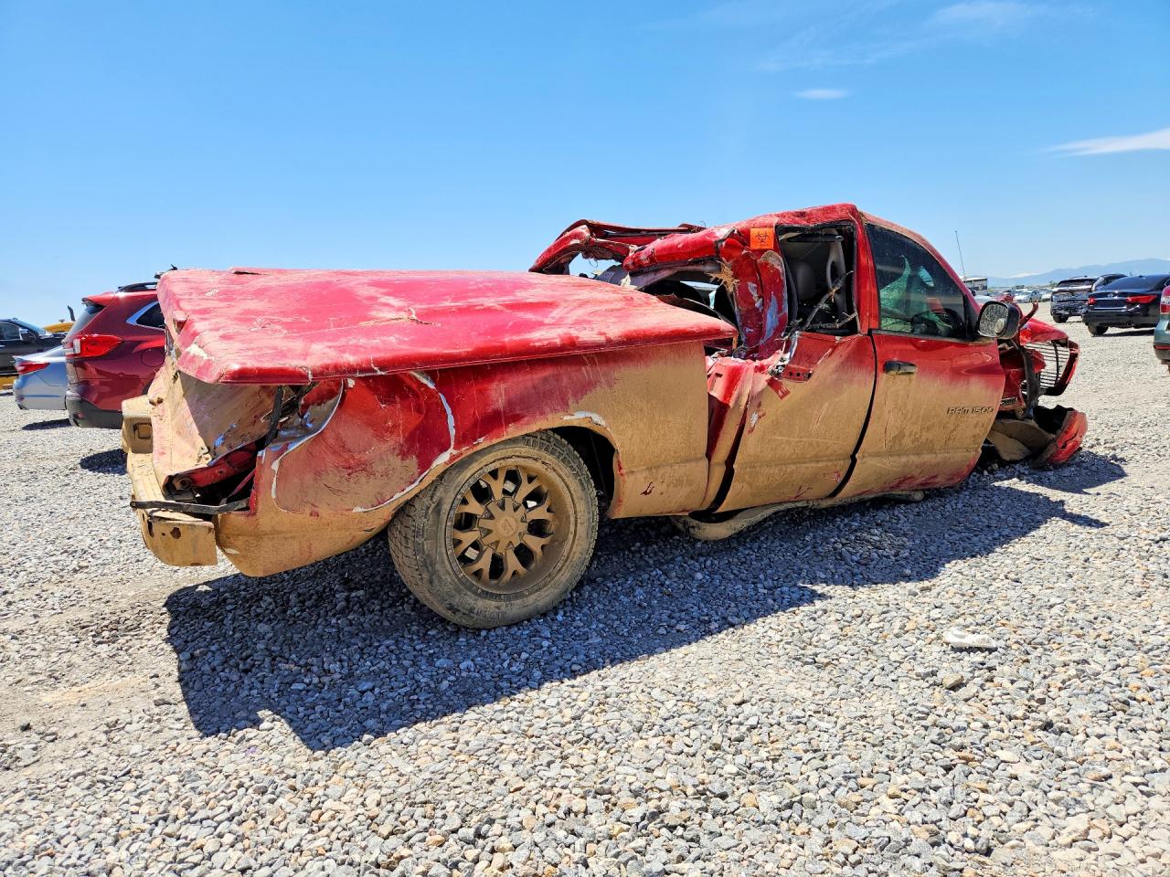 2003 Dodge Ram 1500 St Red vin: 1D3HU18D83J617480