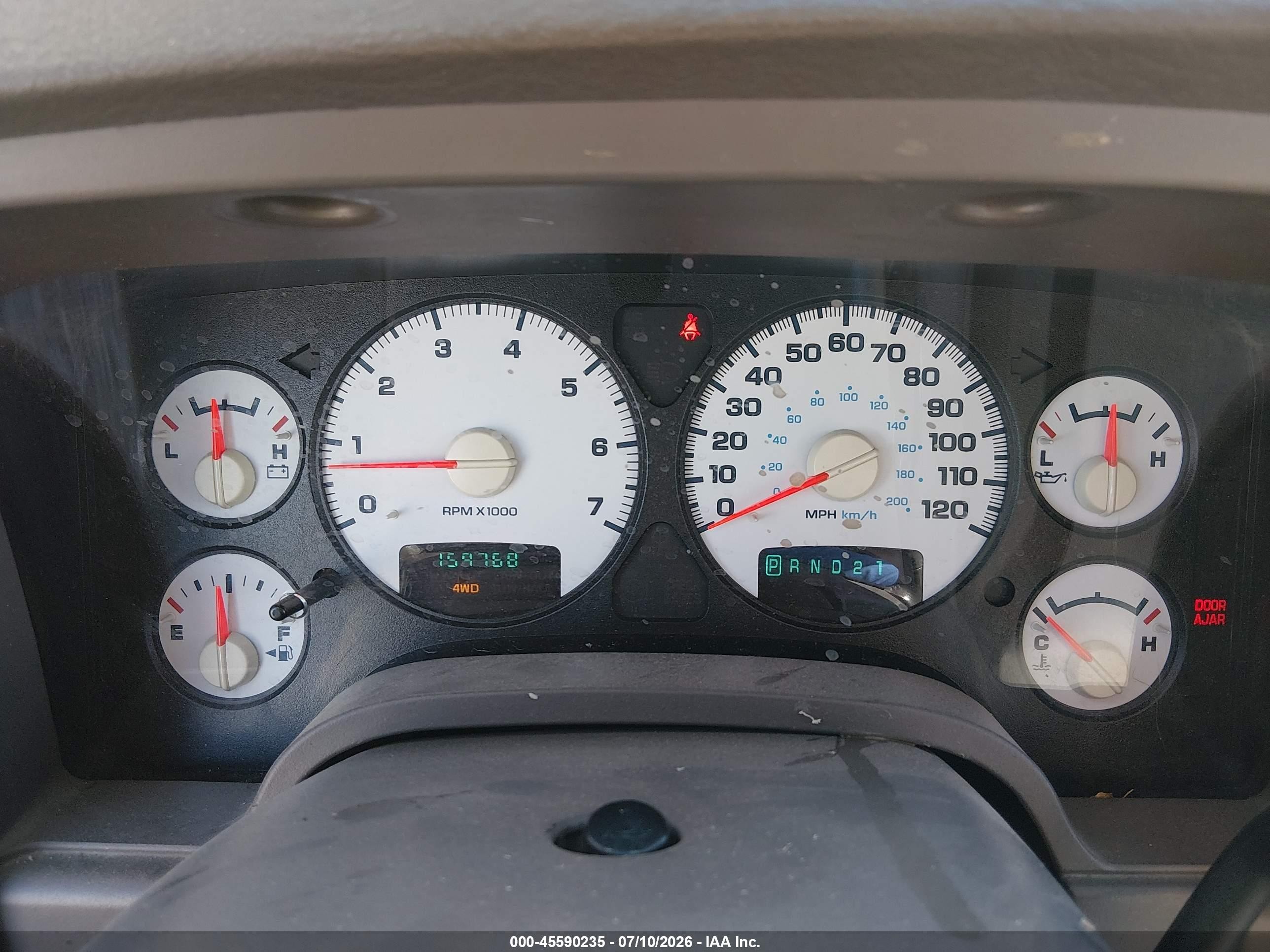 2004 Dodge Ram 1500 Slt/laramie Red vin: 1D3HU18DX4J241186