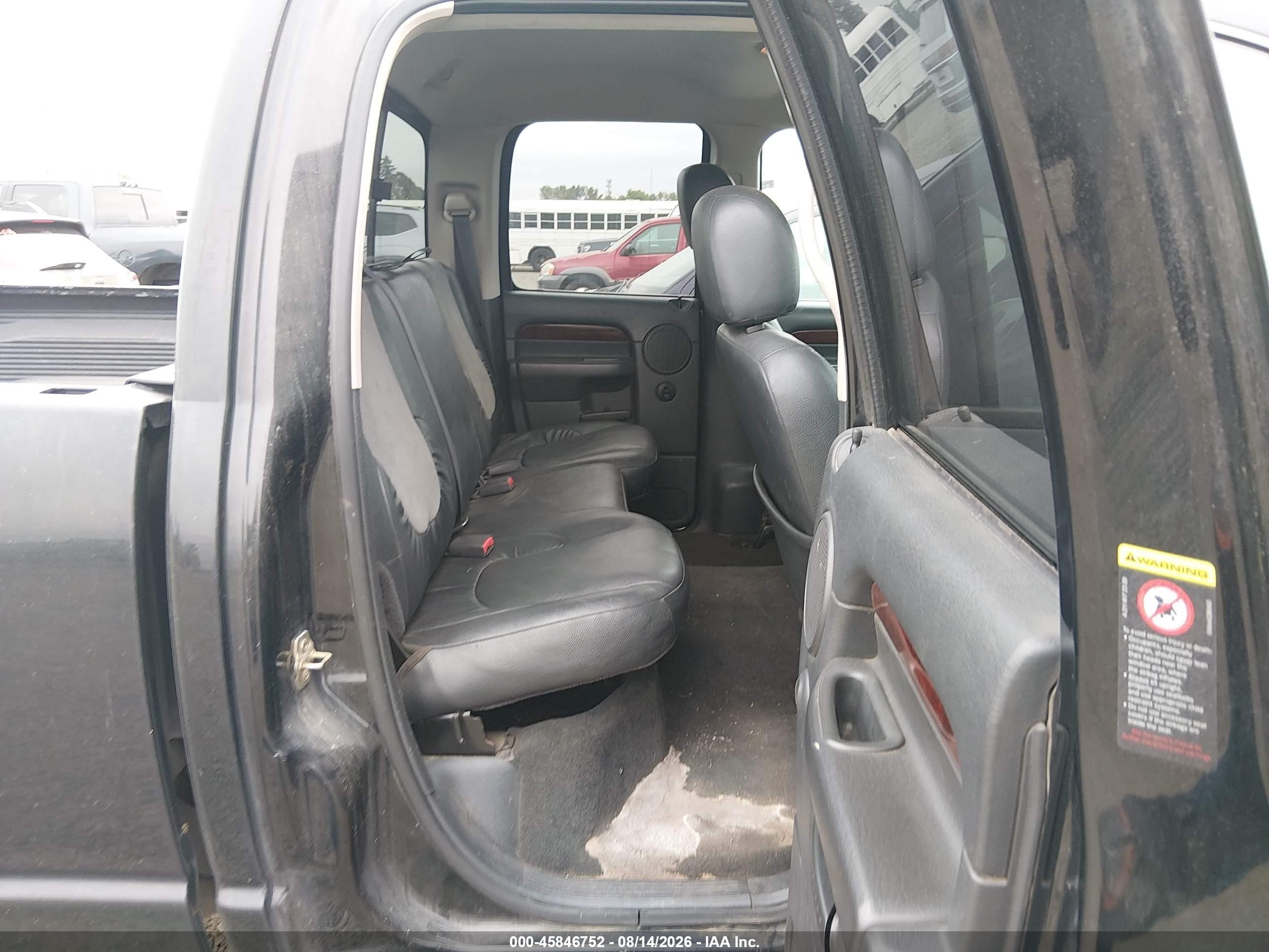 2003 Dodge Ram 1500 Slt/laramie/st Black vin: 1D3HU18Z83J552531
