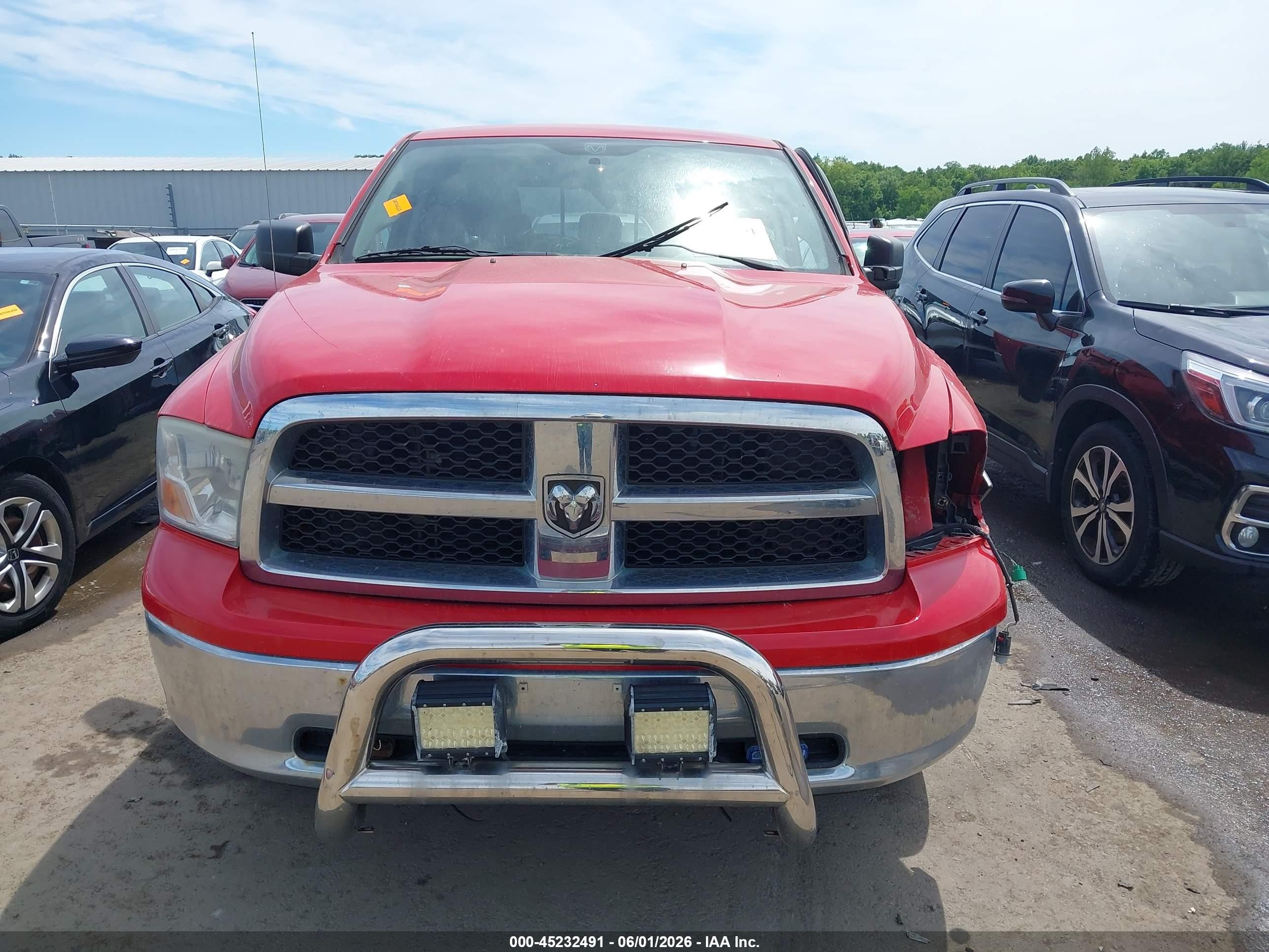 2009 Dodge Ram 1500 Slt/sport/trx Red vin: 1D3HV13P39J524261
