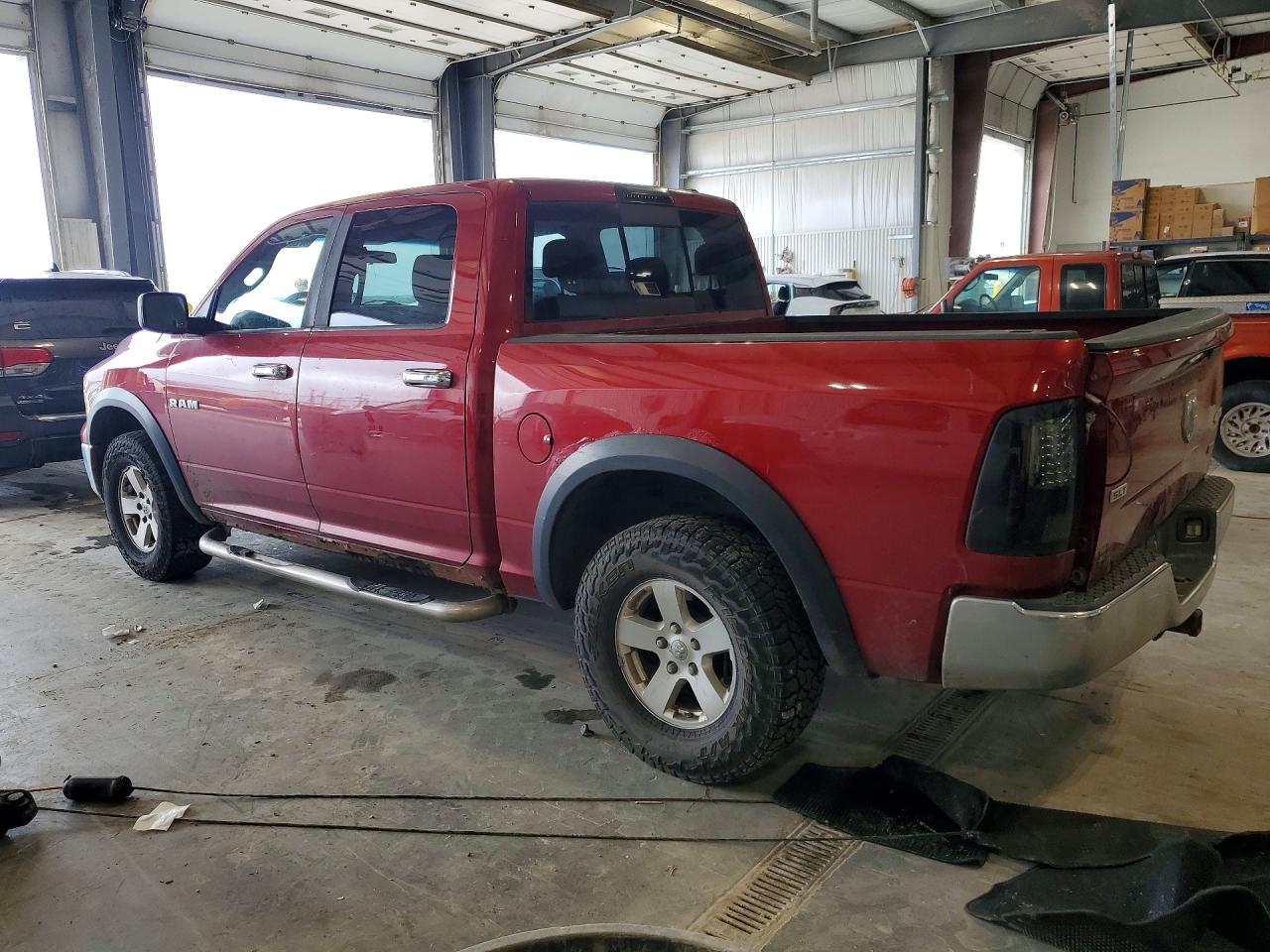 2009 Dodge Ram 1500 Red vin: 1D3HV13P59S741952