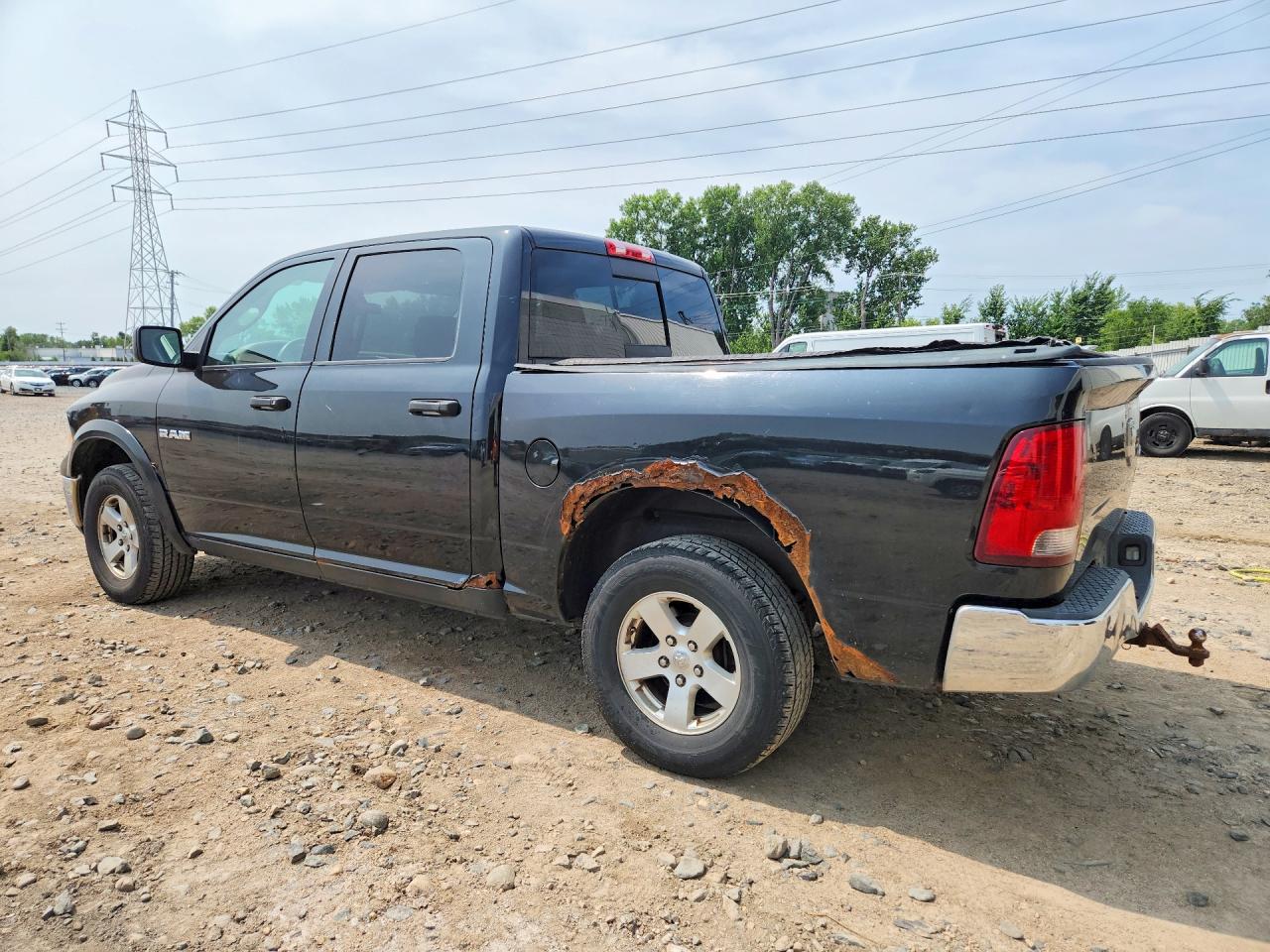 2009 Dodge Ram 1500 Black vin: 1D3HV13P79S720679