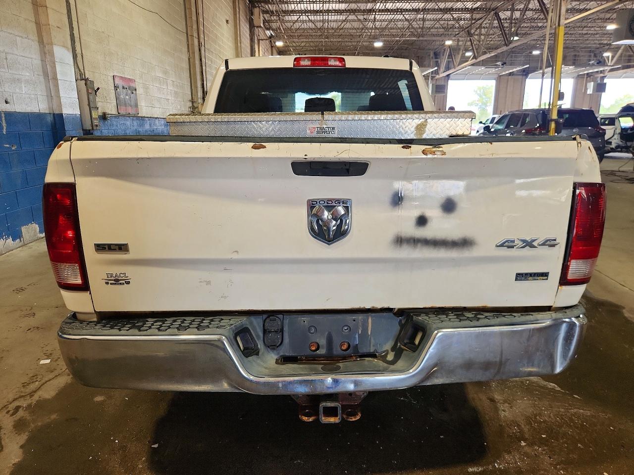 2009 Dodge Ram 1500 Slt White vin: 1D3HV13P99S742022