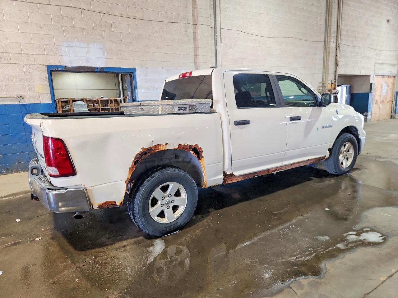 2009 Dodge Ram 1500 Slt White vin: 1D3HV13P99S742022