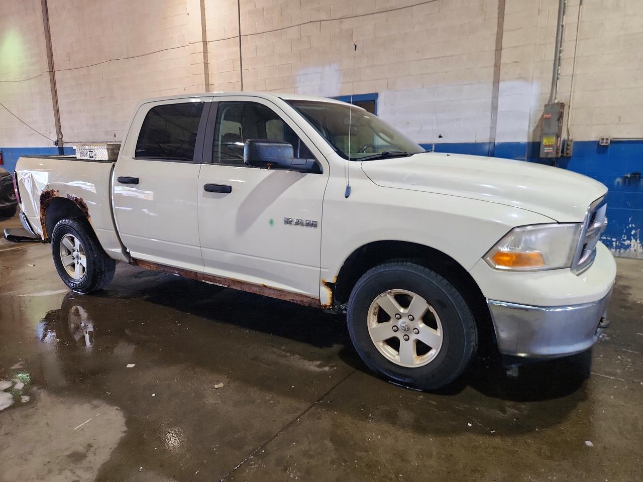 2009 Dodge Ram 1500 Slt White vin: 1D3HV13P99S742022