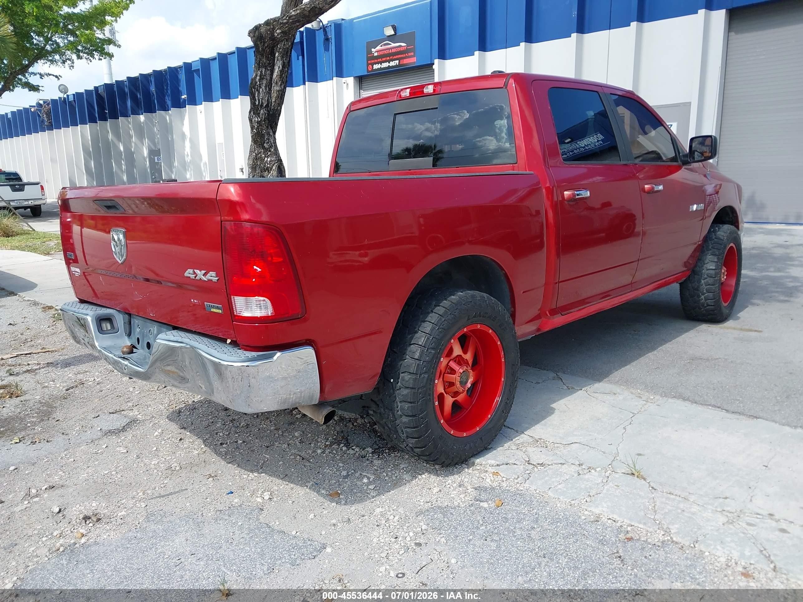 2009 Dodge Ram 1500 Slt/sport/trx Burgundy vin: 1D3HV13P99S793794