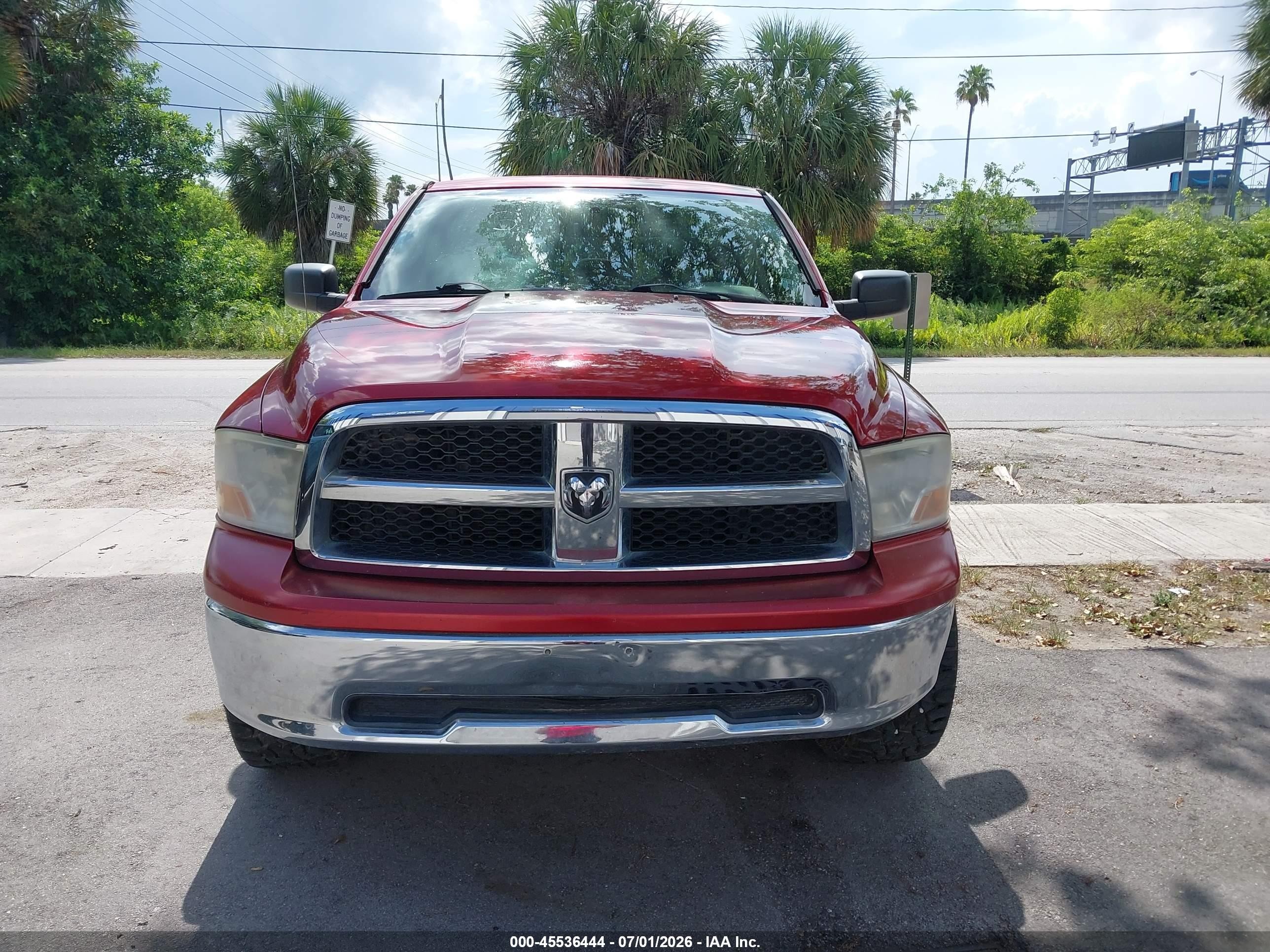 2009 Dodge Ram 1500 Slt/sport/trx Burgundy vin: 1D3HV13P99S793794