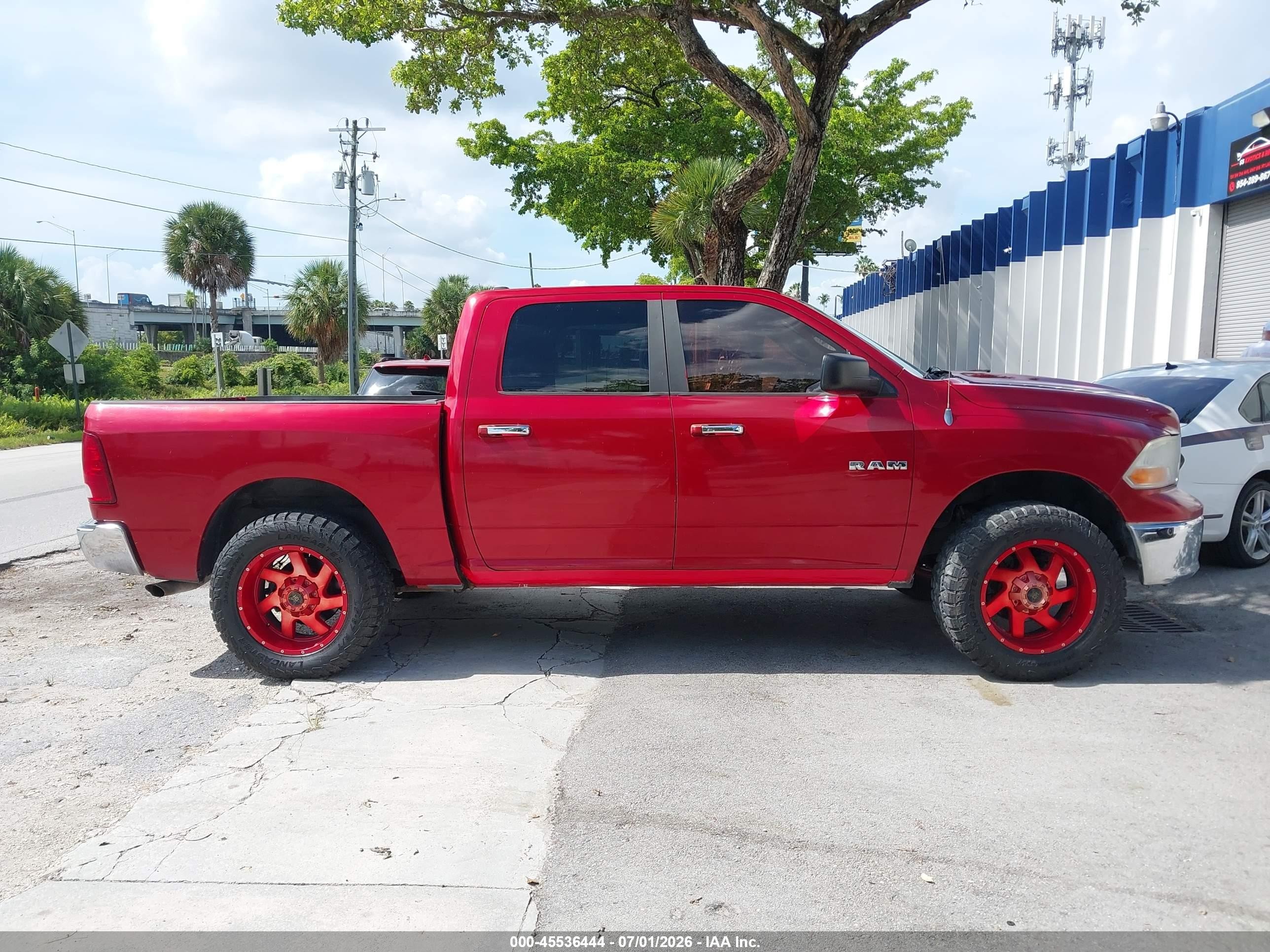2009 Dodge Ram 1500 Slt/sport/trx Burgundy vin: 1D3HV13P99S793794