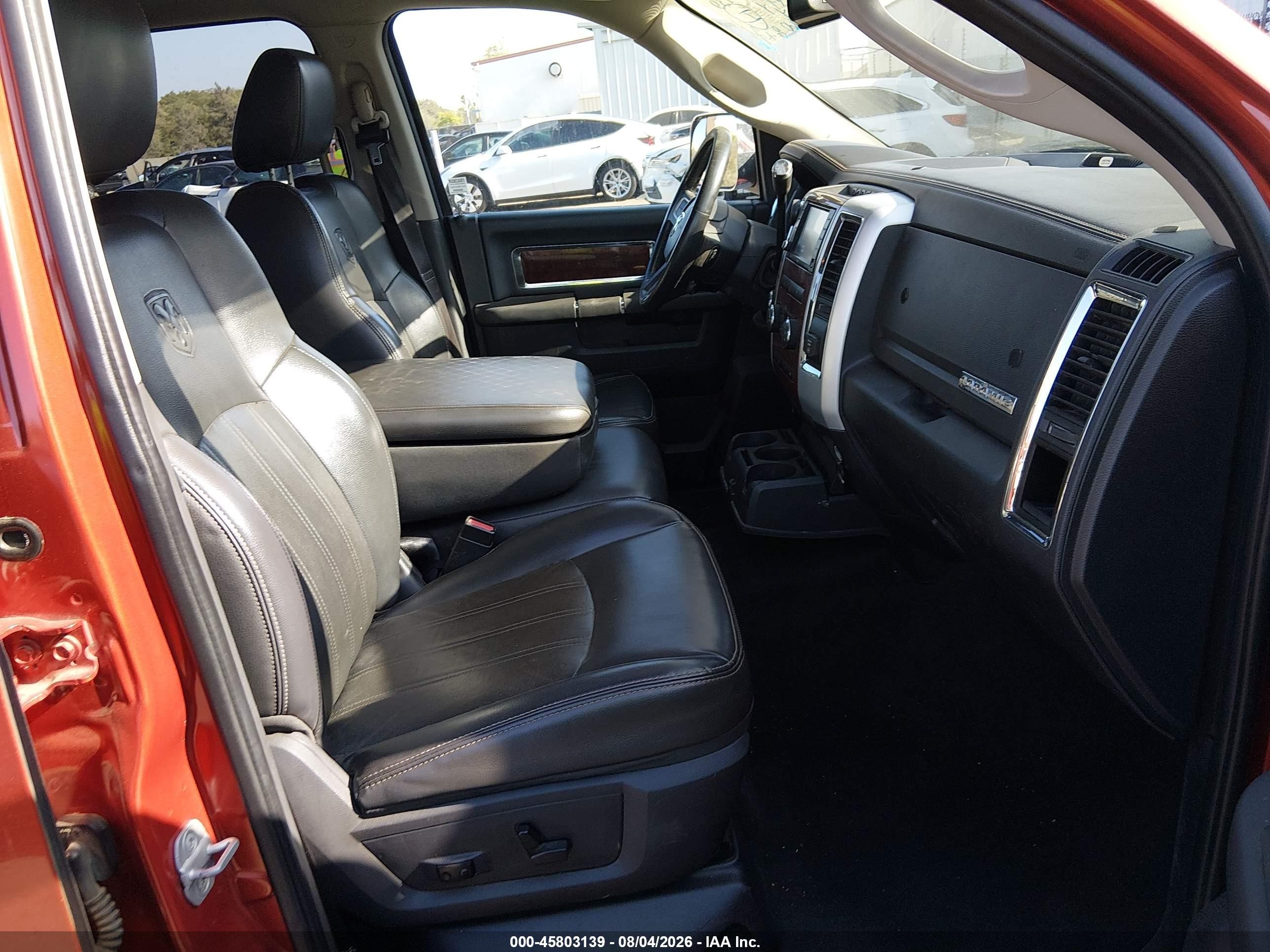 2009 Dodge Ram 1500 Laramie Orange vin: 1D3HV13T09S716969