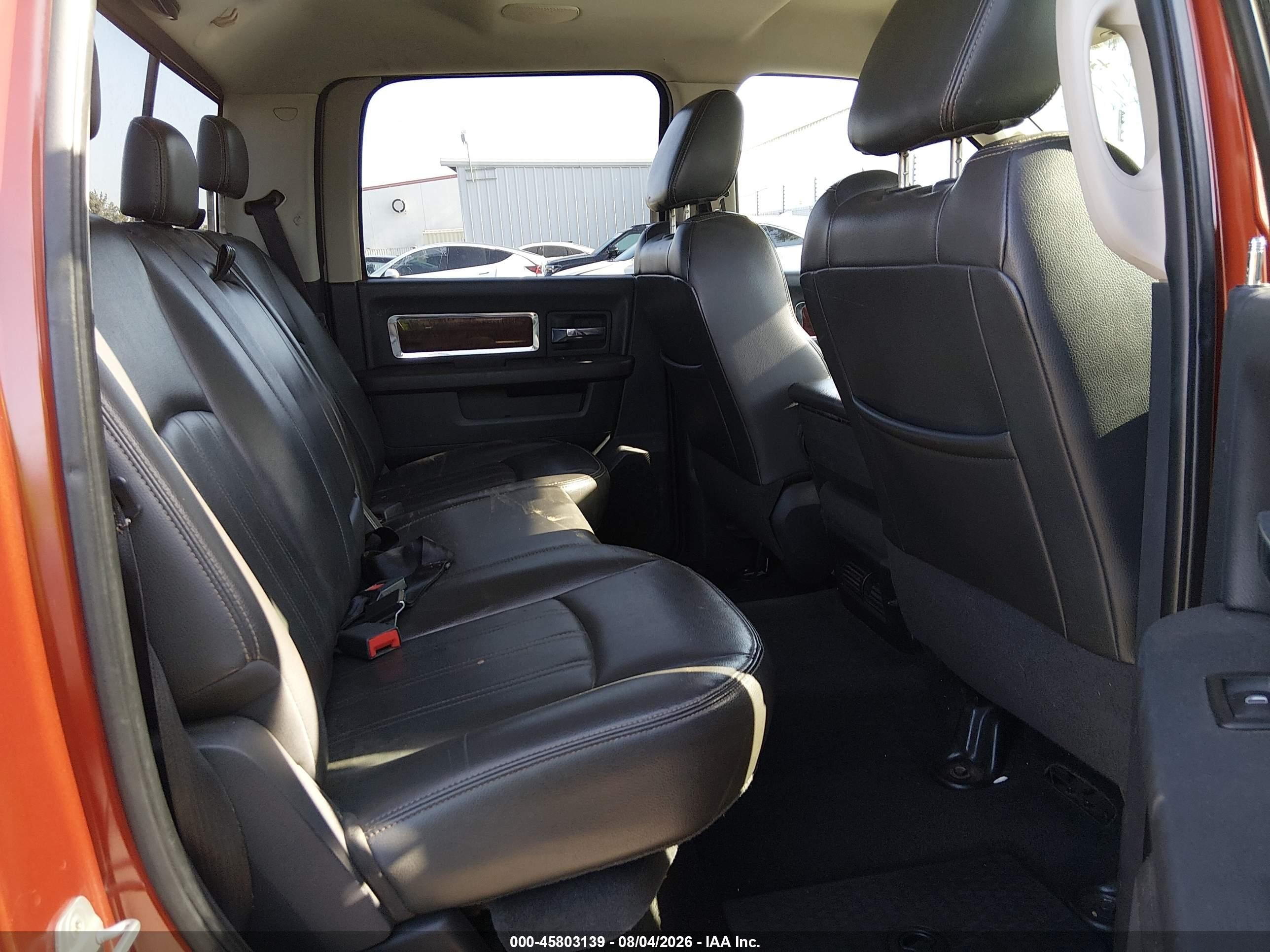 2009 Dodge Ram 1500 Laramie Orange vin: 1D3HV13T09S716969