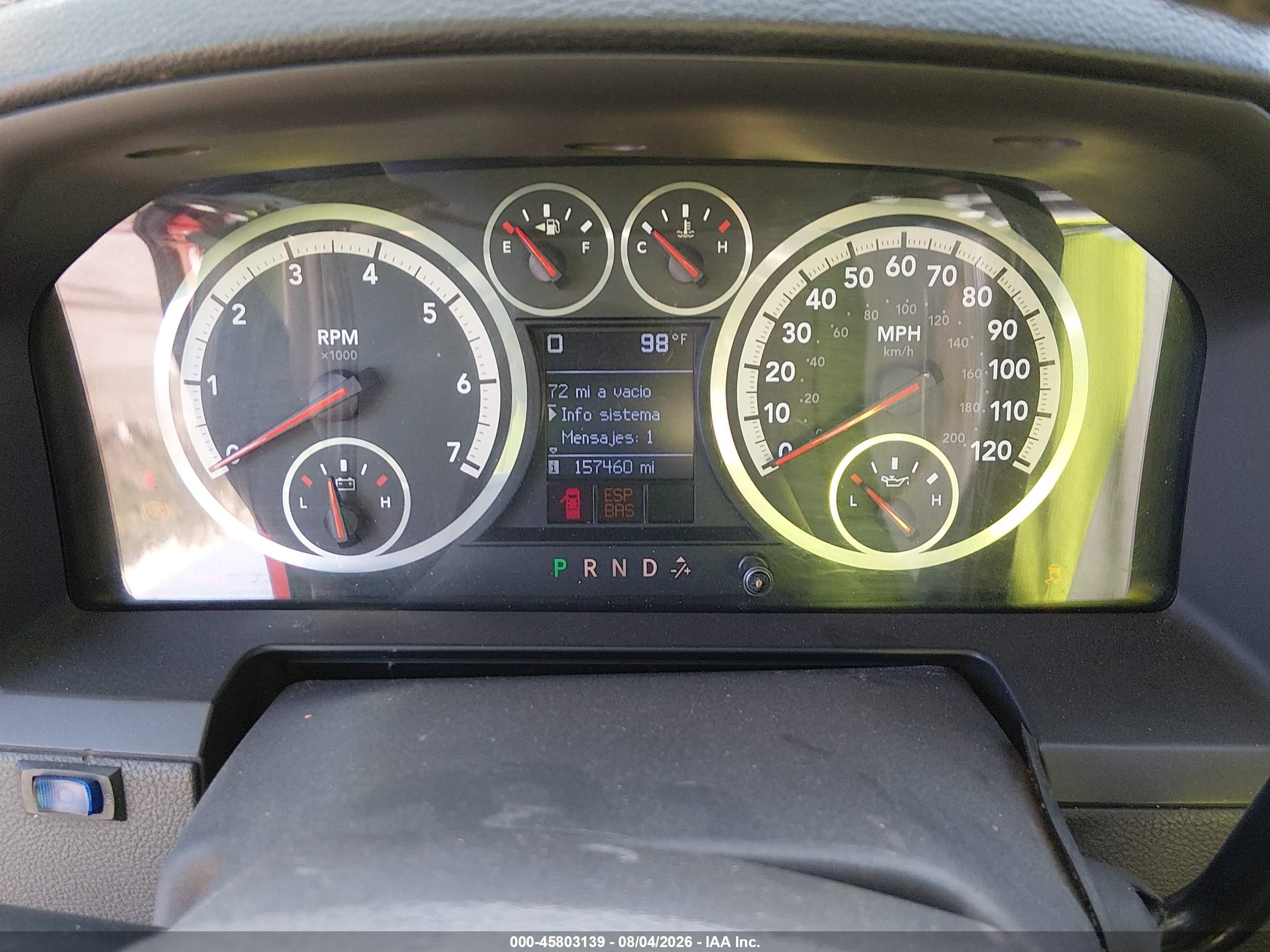 2009 Dodge Ram 1500 Laramie Orange vin: 1D3HV13T09S716969
