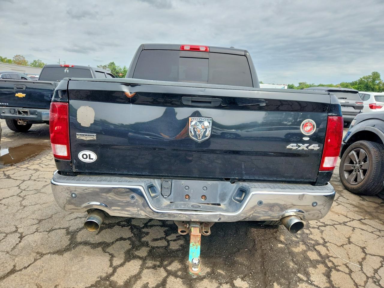 2009 Dodge Ram 1500 Черный vin: 1D3HV13T09S717541