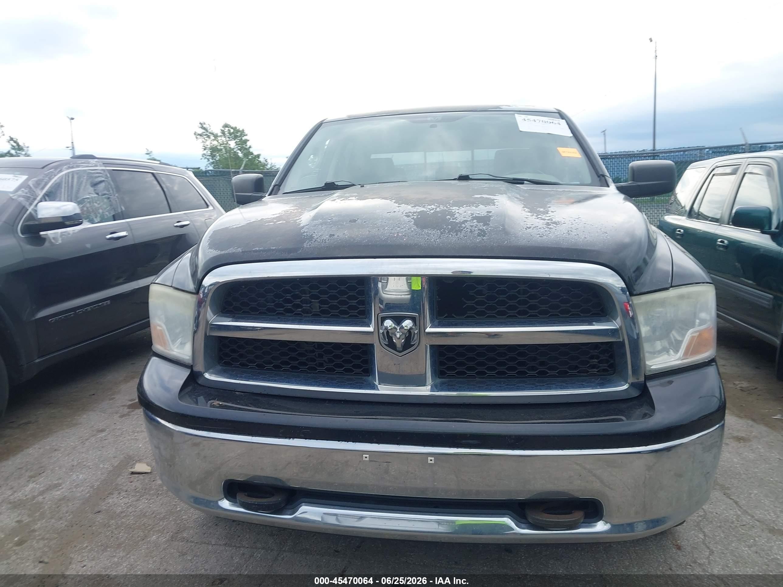 2009 Dodge Ram 1500 Slt/sport/trx Black vin: 1D3HV13T09S768389
