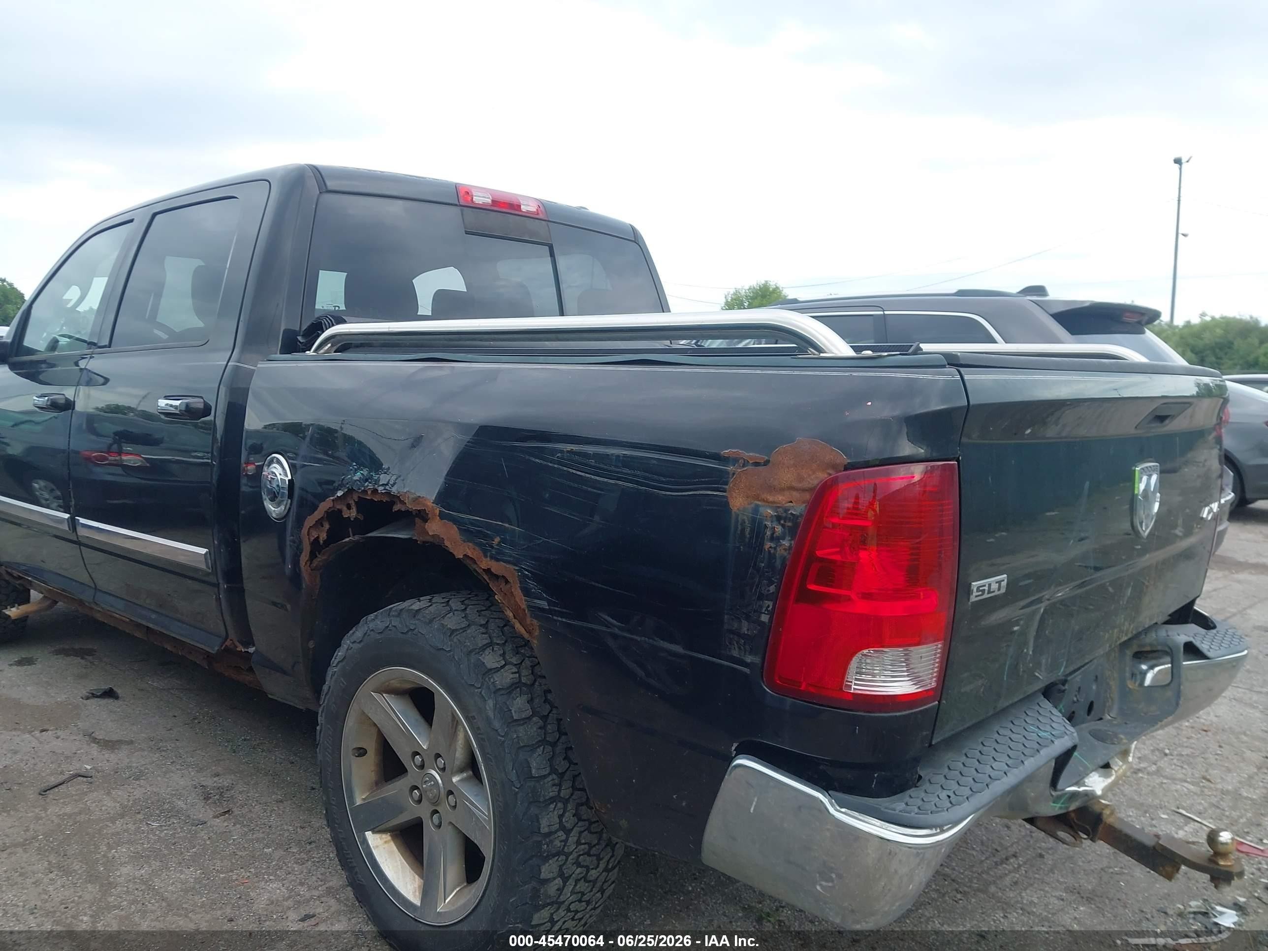 2009 Dodge Ram 1500 Slt/sport/trx Black vin: 1D3HV13T09S768389