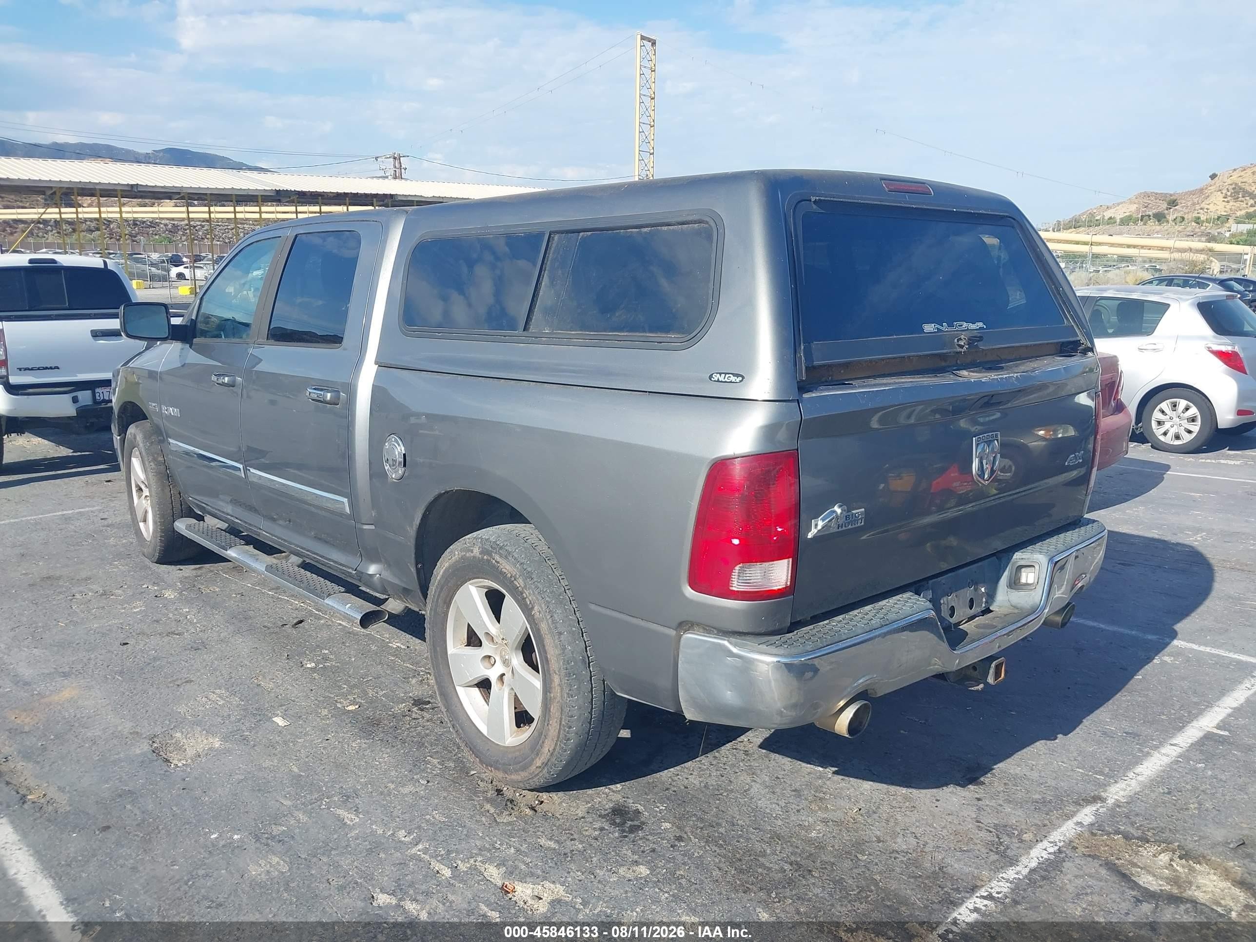 2009 Dodge Ram 1500 Slt/sport/trx Gray vin: 1D3HV13T09S768781