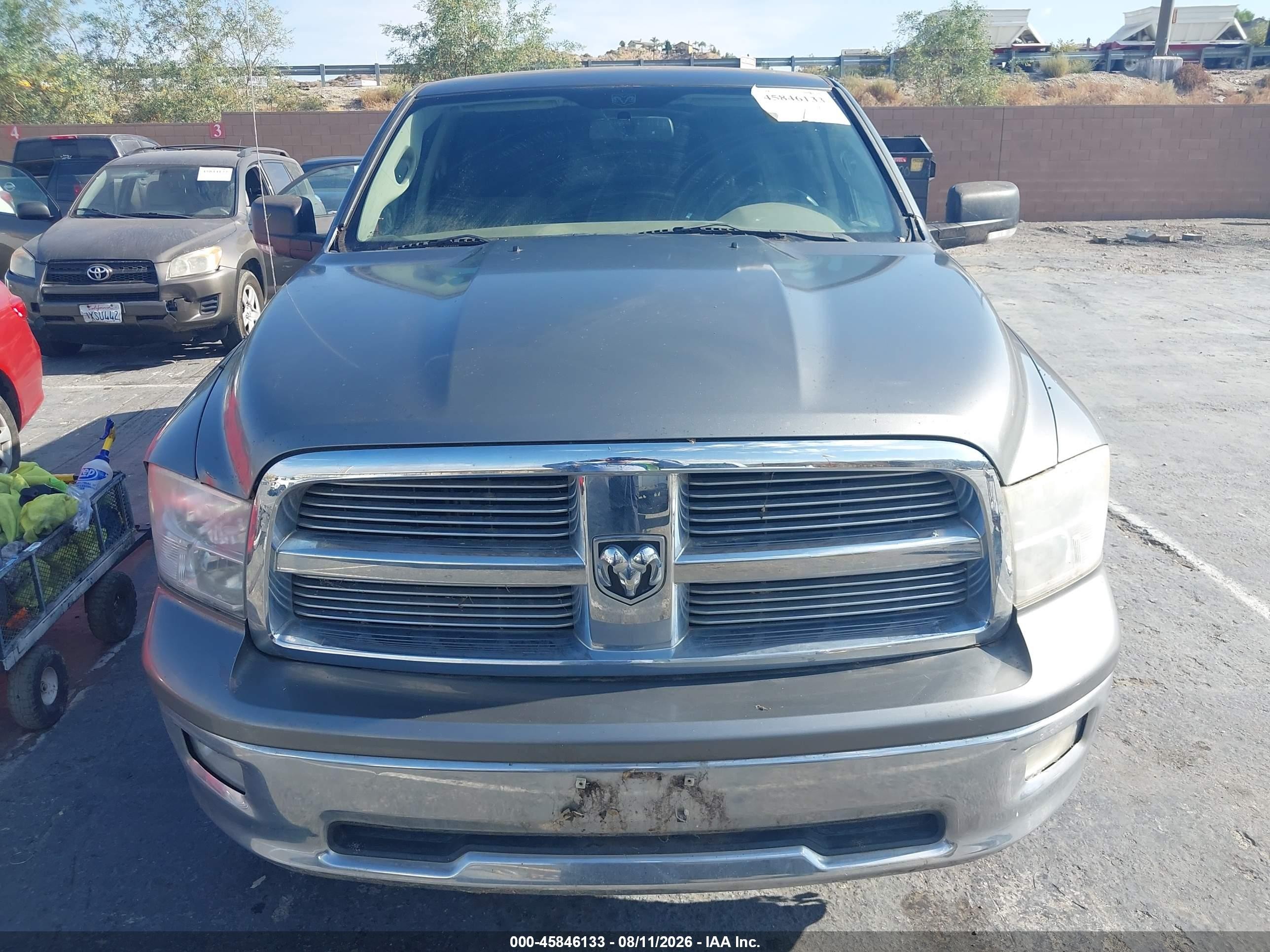2009 Dodge Ram 1500 Slt/sport/trx Gray vin: 1D3HV13T09S768781