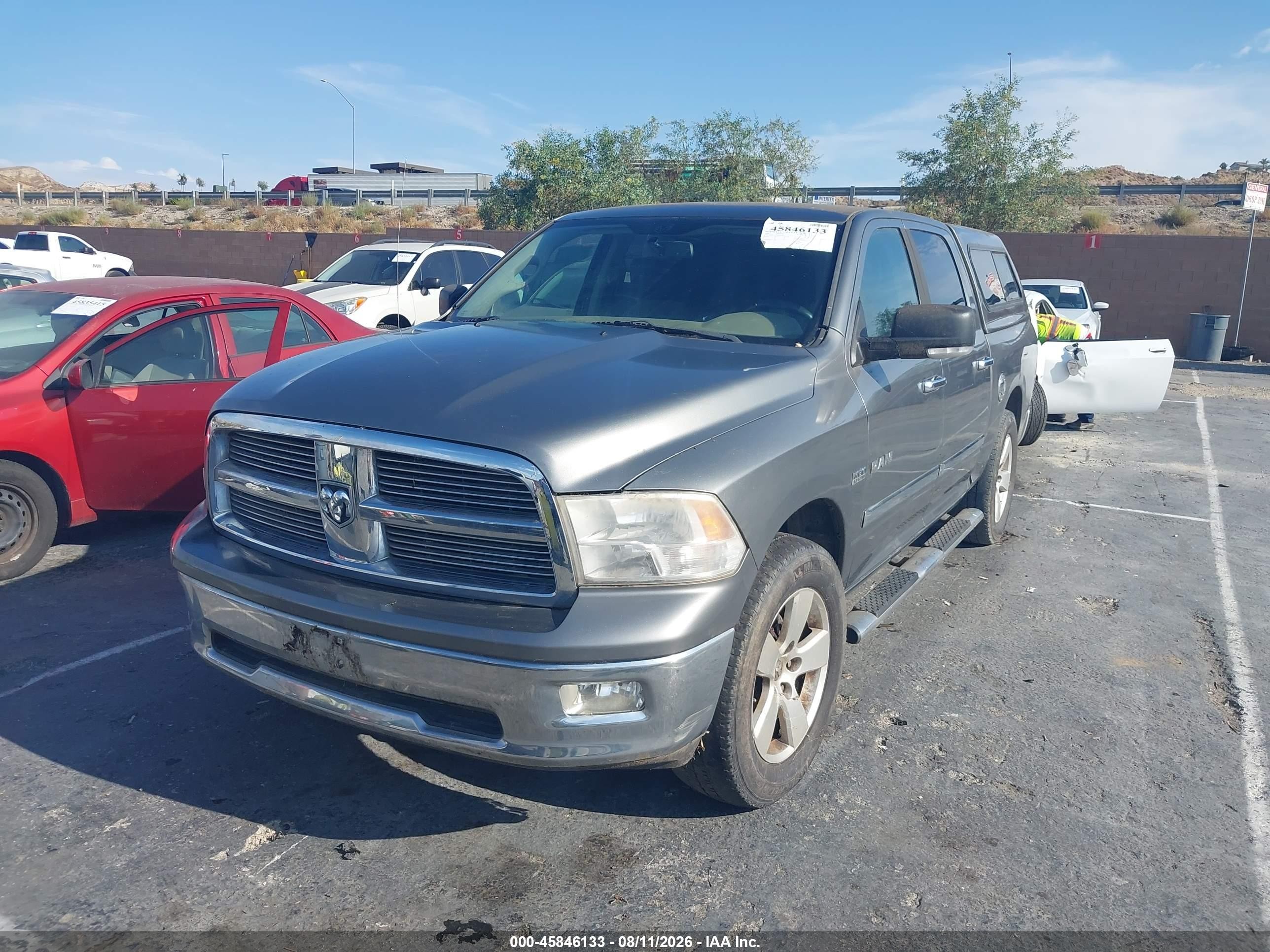 2009 Dodge Ram 1500 Slt/sport/trx Gray vin: 1D3HV13T09S768781