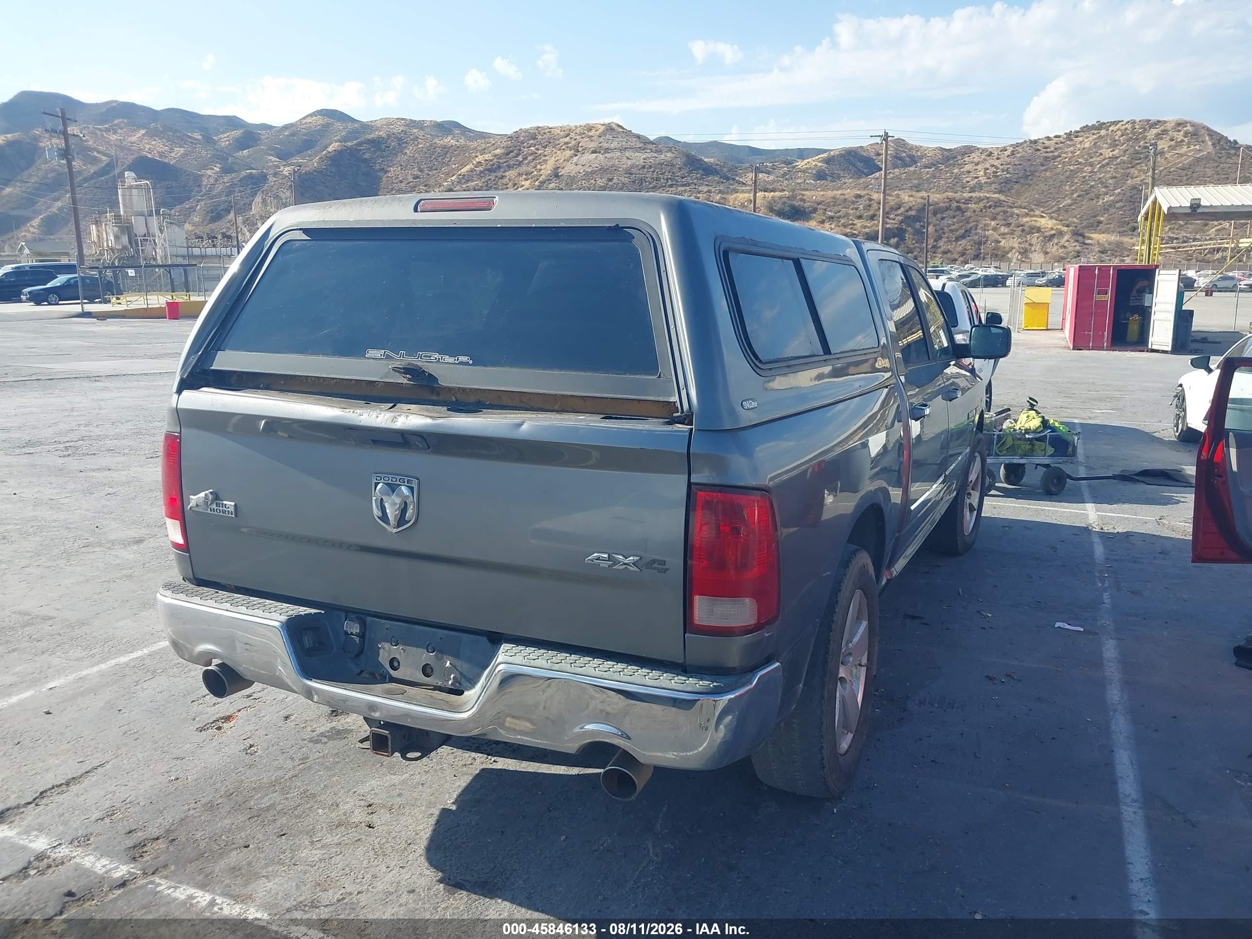 2009 Dodge Ram 1500 Slt/sport/trx Gray vin: 1D3HV13T09S768781