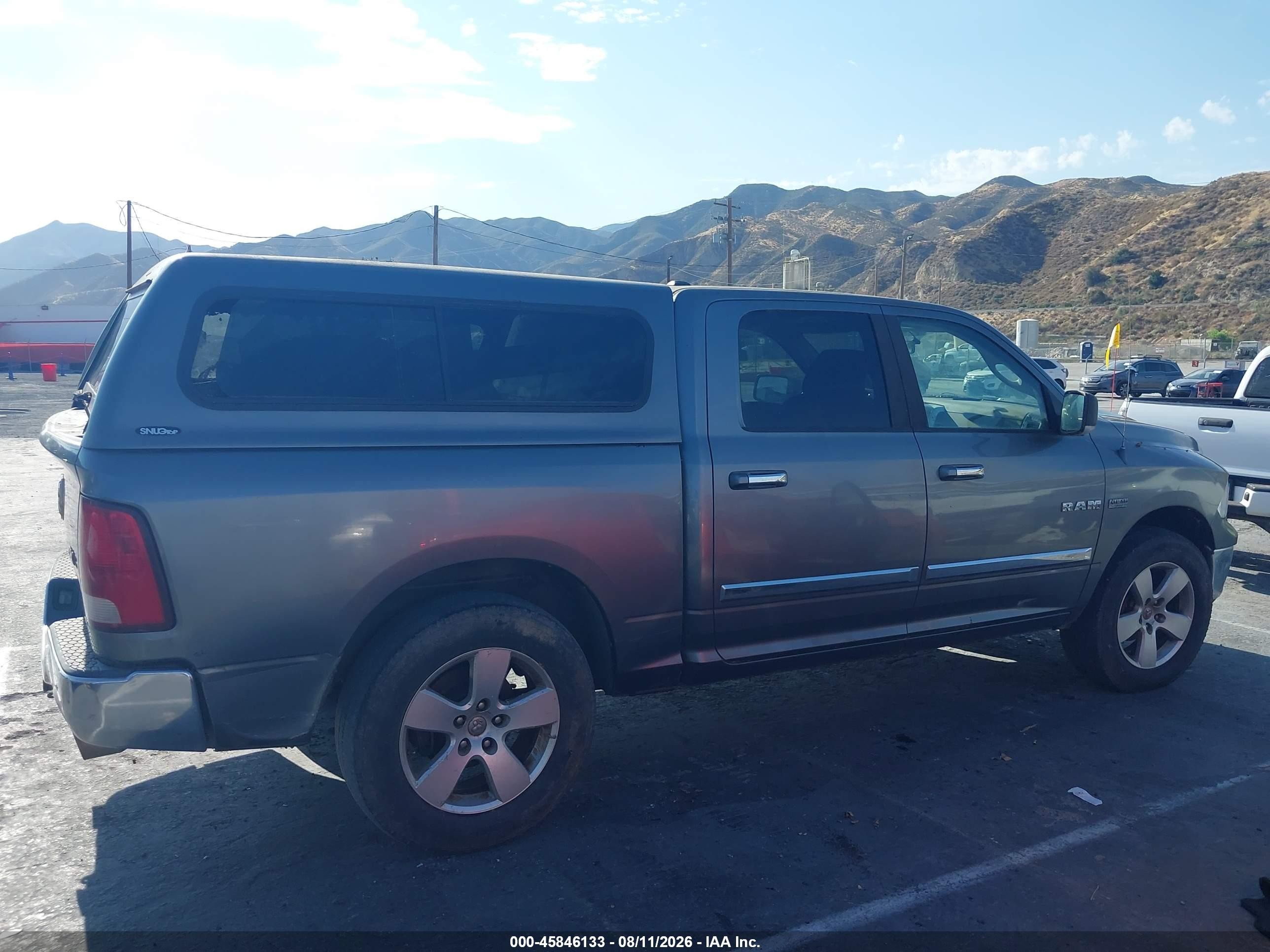 2009 Dodge Ram 1500 Slt/sport/trx Gray vin: 1D3HV13T09S768781