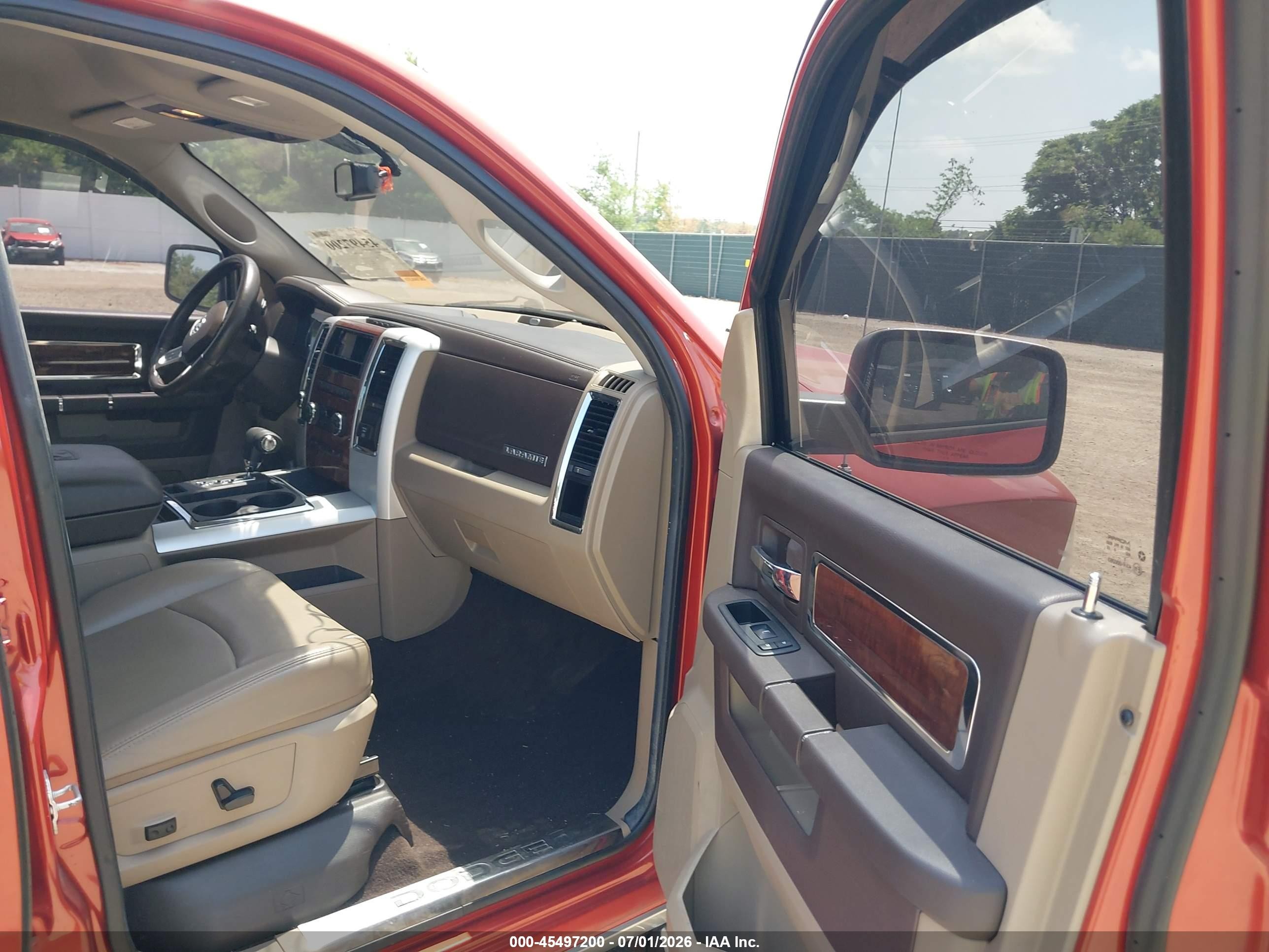 2009 Dodge Ram 1500 Laramie Оранжевый vin: 1D3HV13T09S773592