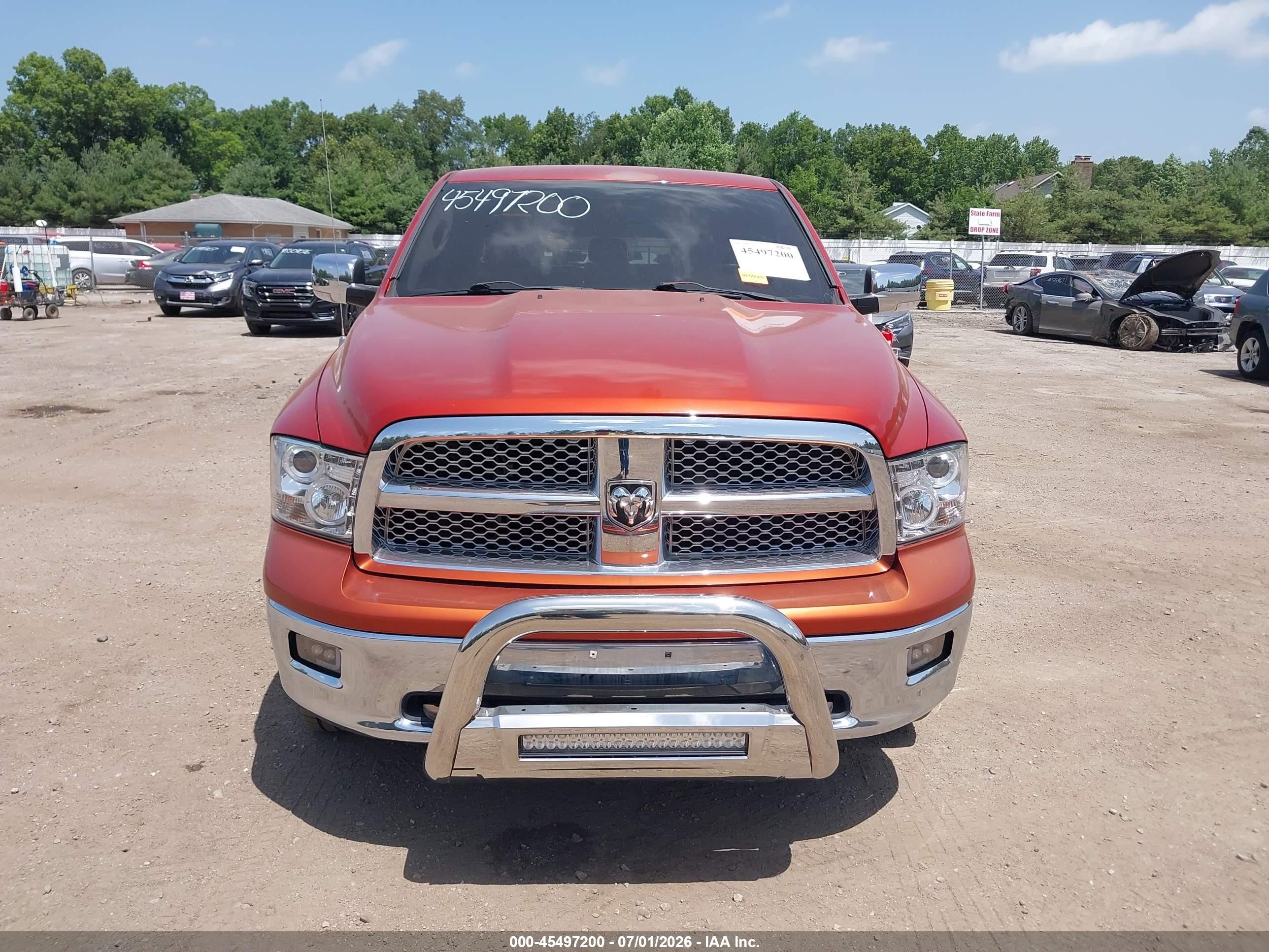 2009 Dodge Ram 1500 Laramie Оранжевый vin: 1D3HV13T09S773592