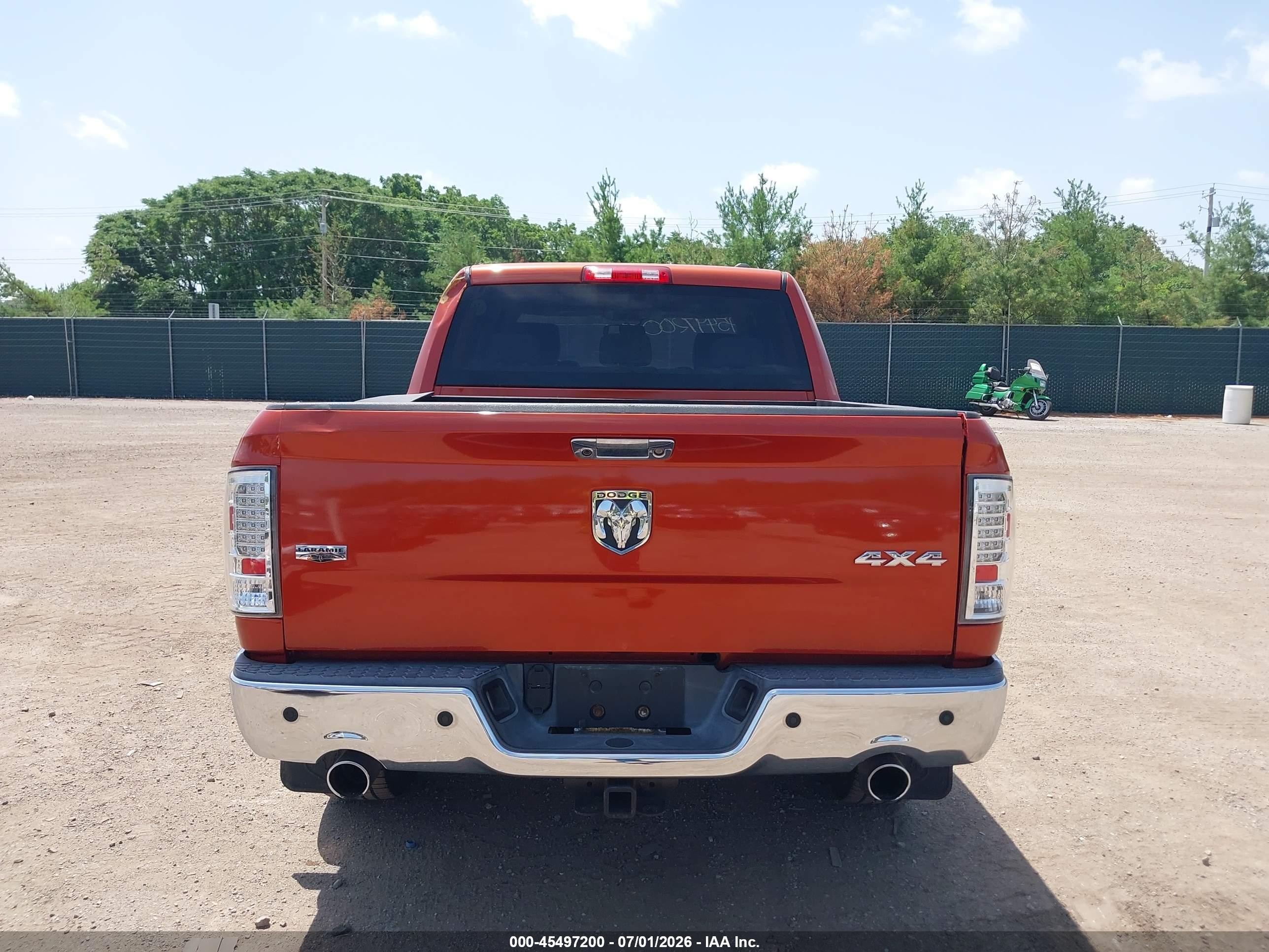 2009 Dodge Ram 1500 Laramie Оранжевый vin: 1D3HV13T09S773592