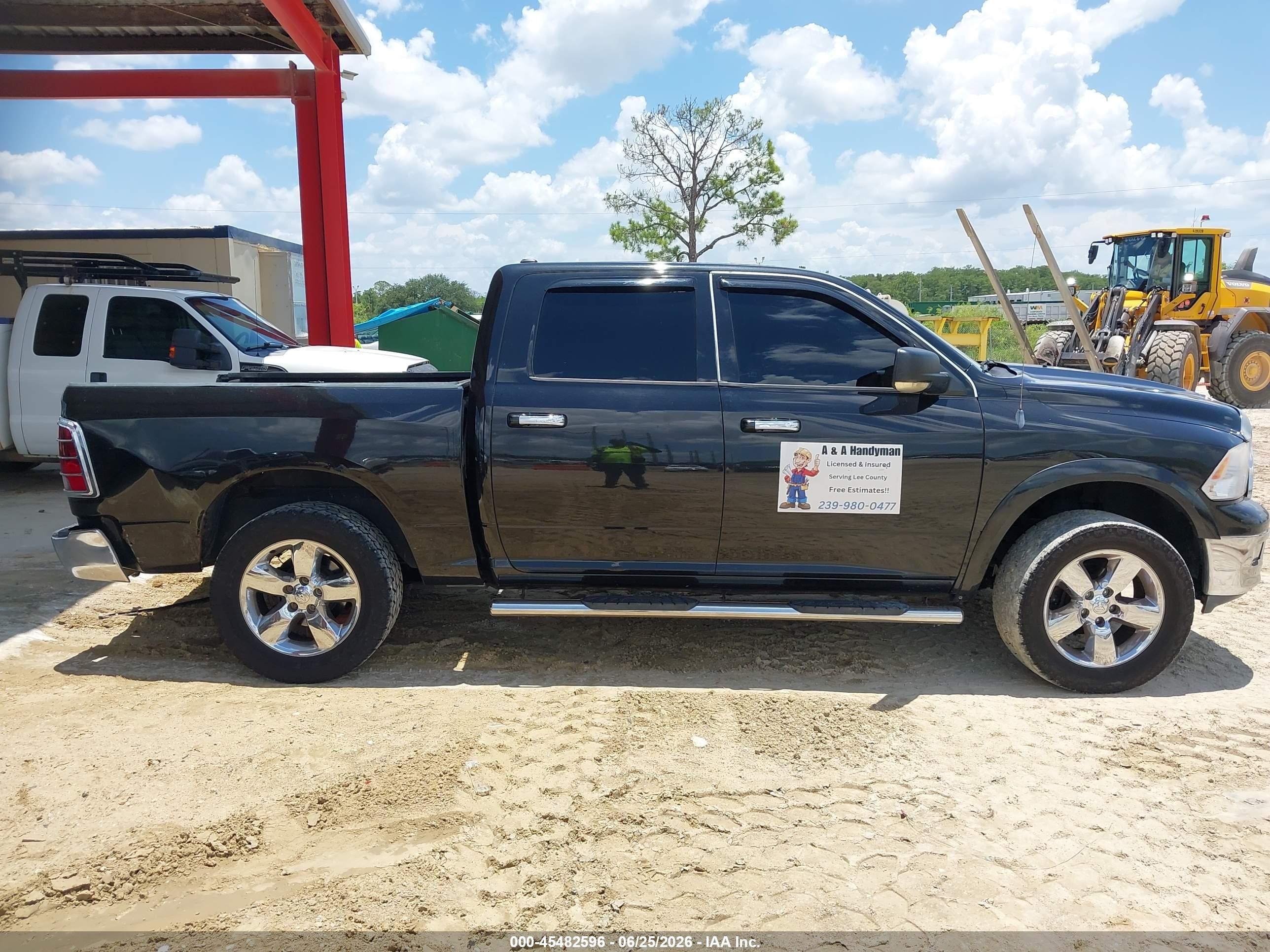 2009 Dodge Ram 1500 Slt/sport/trx Black vin: 1D3HV13T19S762004