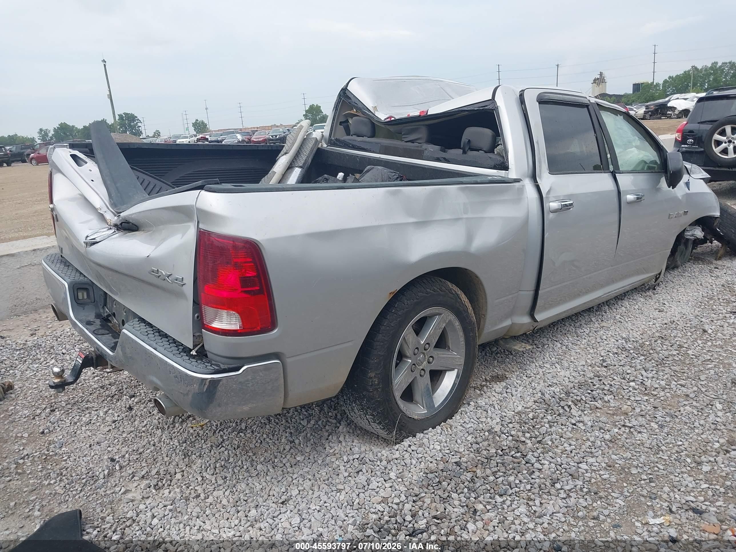 2009 Dodge Ram 1500 Slt/sport/trx Silver vin: 1D3HV13T19S790613