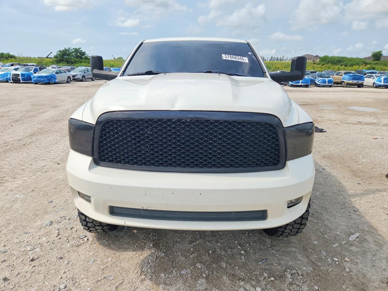2009 Dodge Ram 1500 White vin: 1D3HV13T19S806261