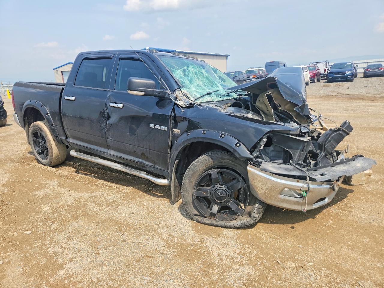 2009 Dodge Ram 1500 Black vin: 1D3HV13T39S718943